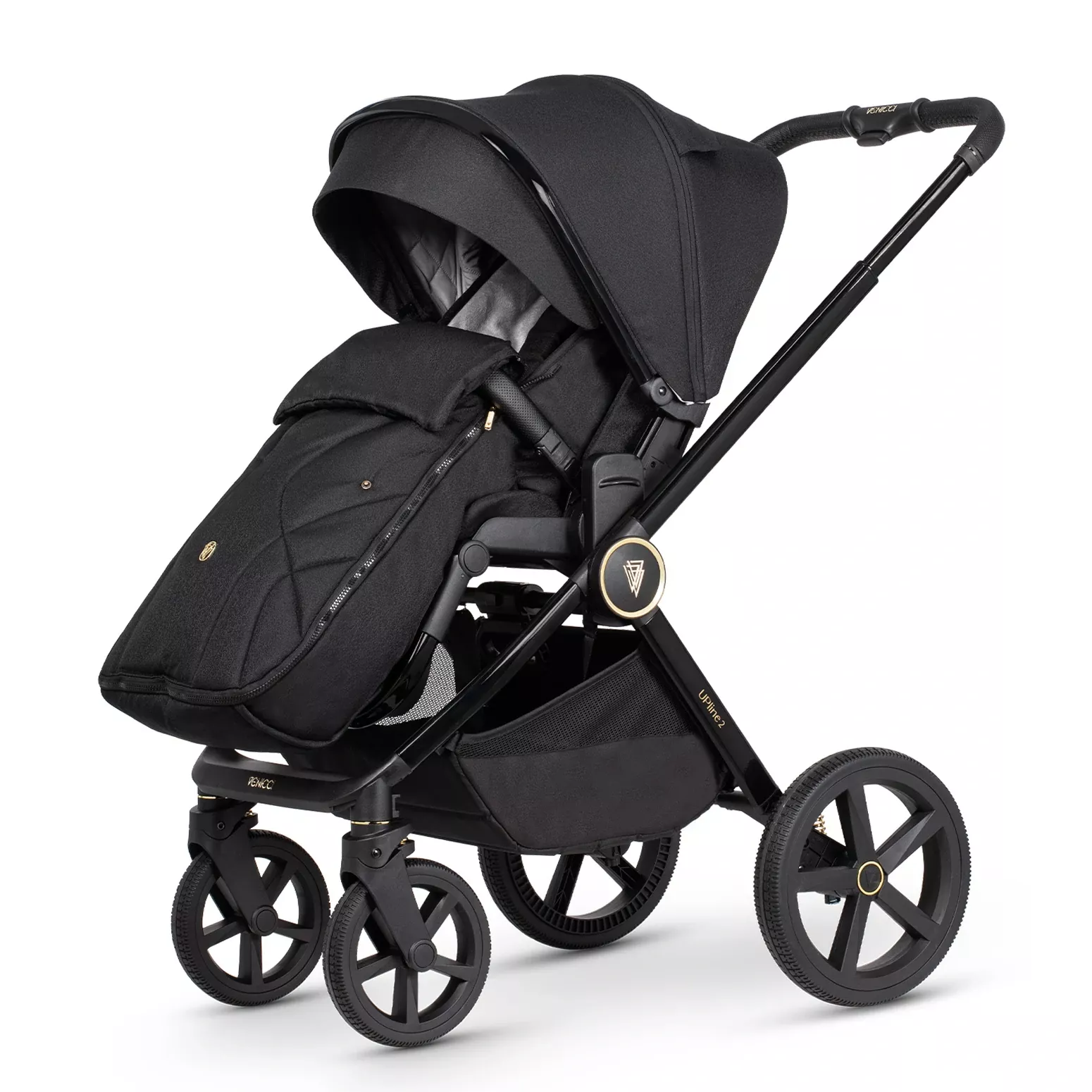 Venicci Upline 2 +AKCESORIA - 2w1 | All Black Venicci Upline 2 +AKCESORIA - 2w1 | All Black