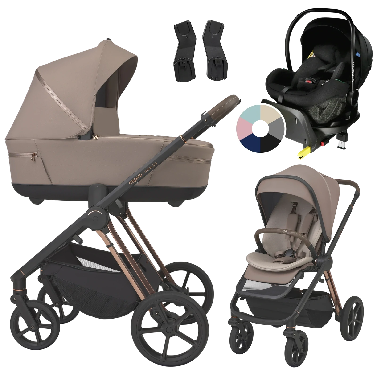 Espiro Miloo 2.0 + Avionaut Pixel Pro 2.0 C + baza IQ Orbit +GRATIS - 4w1 | 309 Tasty Cappuccino