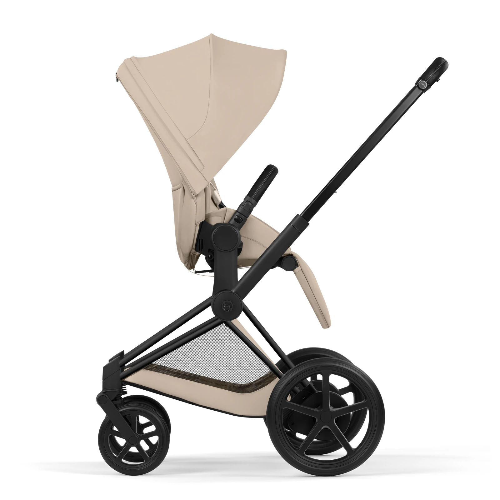 Cybex e-Priam 5.0 - wózek 2w1 | Cozy Beige - Matt Black (Comfort)