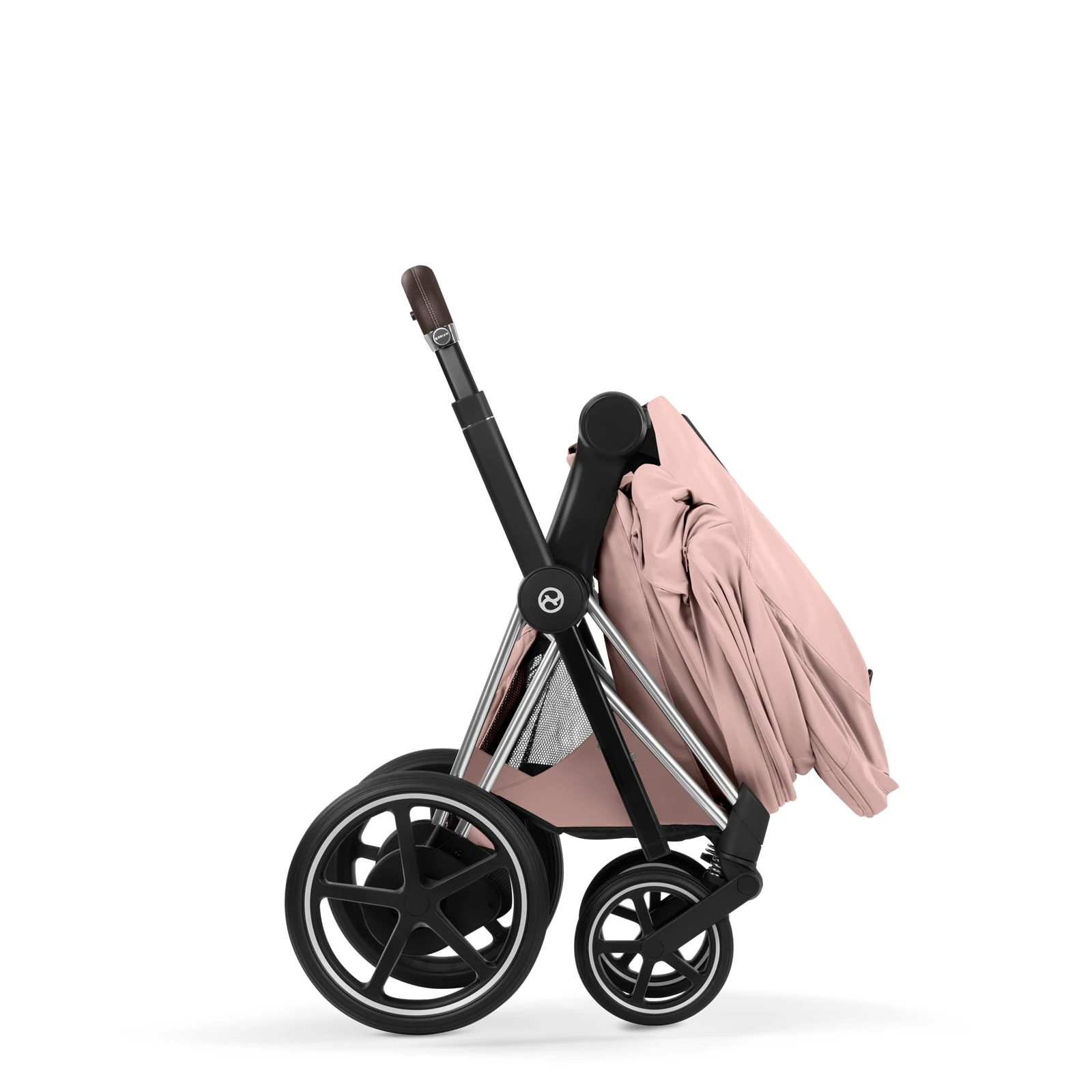 Cybex e-Priam 5.0 - wózek 2w1 | Peach Pink - Chrome (Style)
