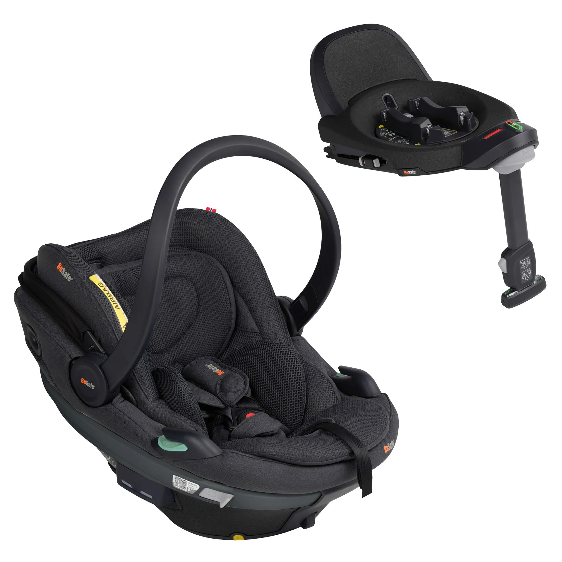 BeSafe Go Beyond 2 + baza Beyond | Anthracite Mesh