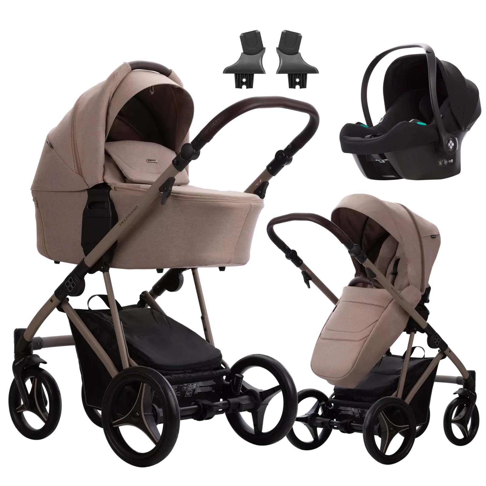 Bebetto Pelpasso + Bebetto Cosmo 2.0 +GRATIS - 3w1 | 02 Kaszmir