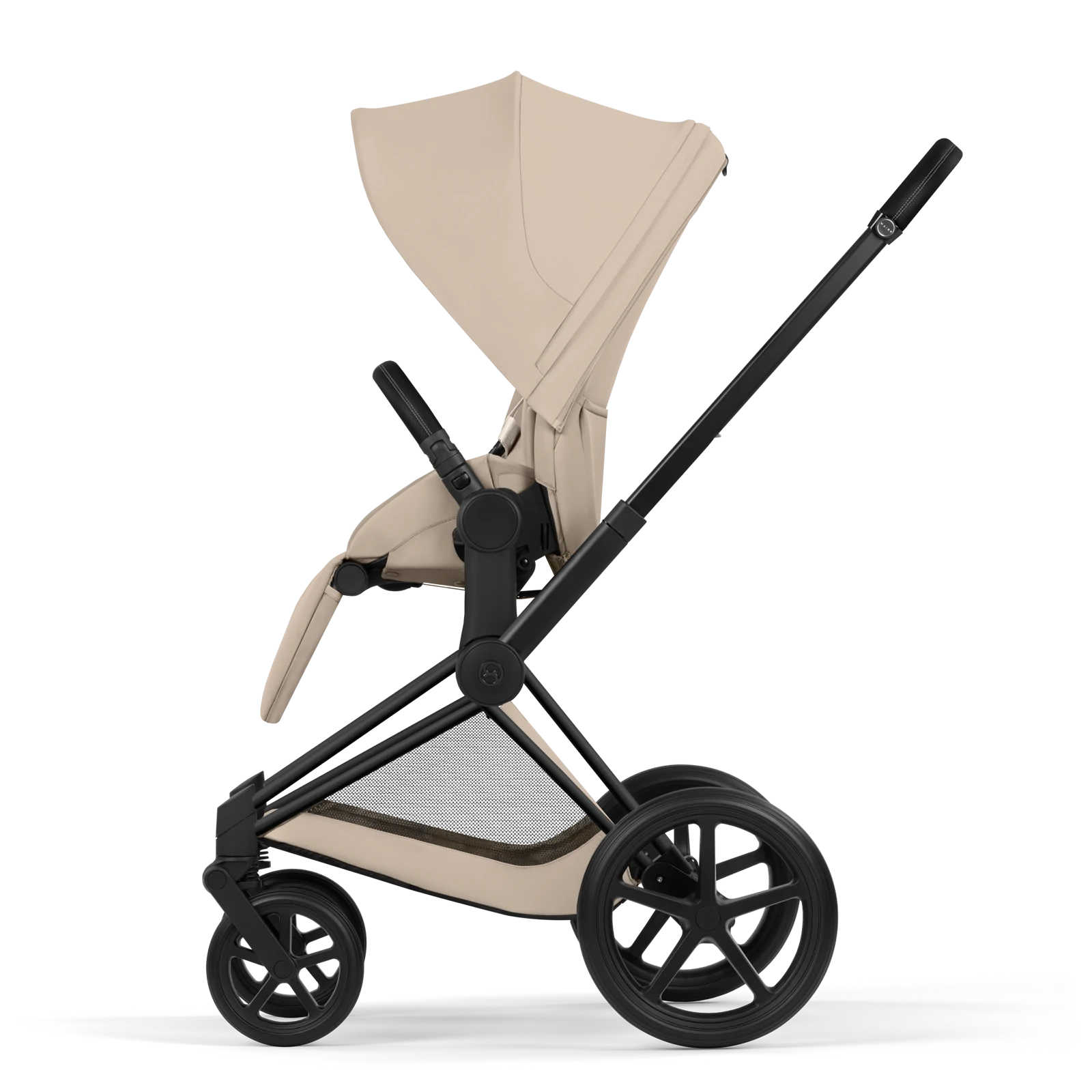 Cybex Priam 5.0 - wózek 4w1 | Cozy Beige - Matt Black (Comfort)