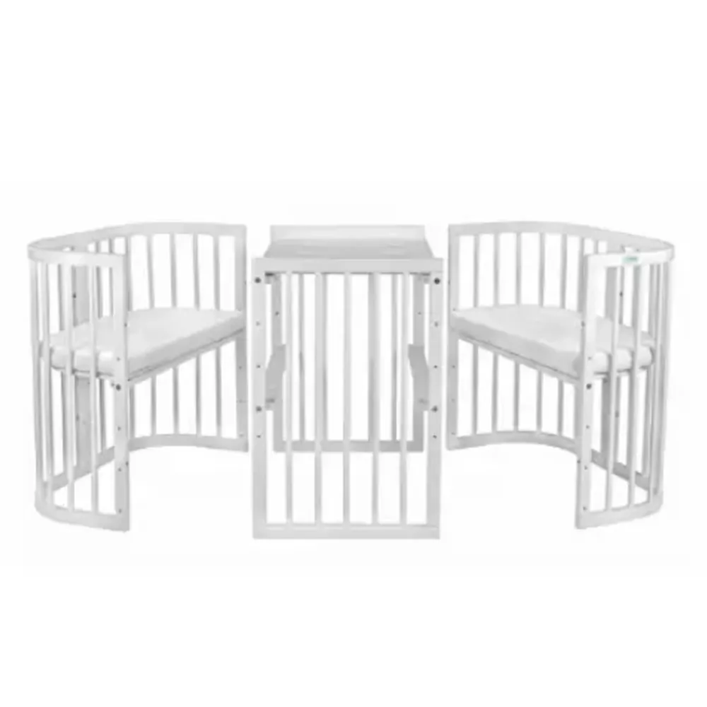 Waldin - łóżeczko 7w1 | White