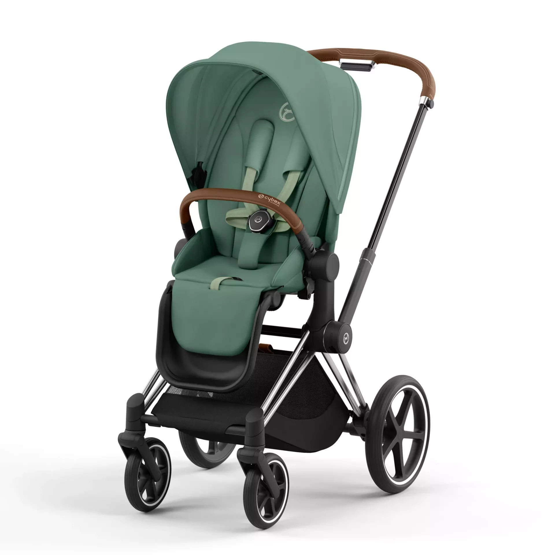Cybex Priam 4.0 - 2w1 | Leaf Green (Chrome Brown Frame)