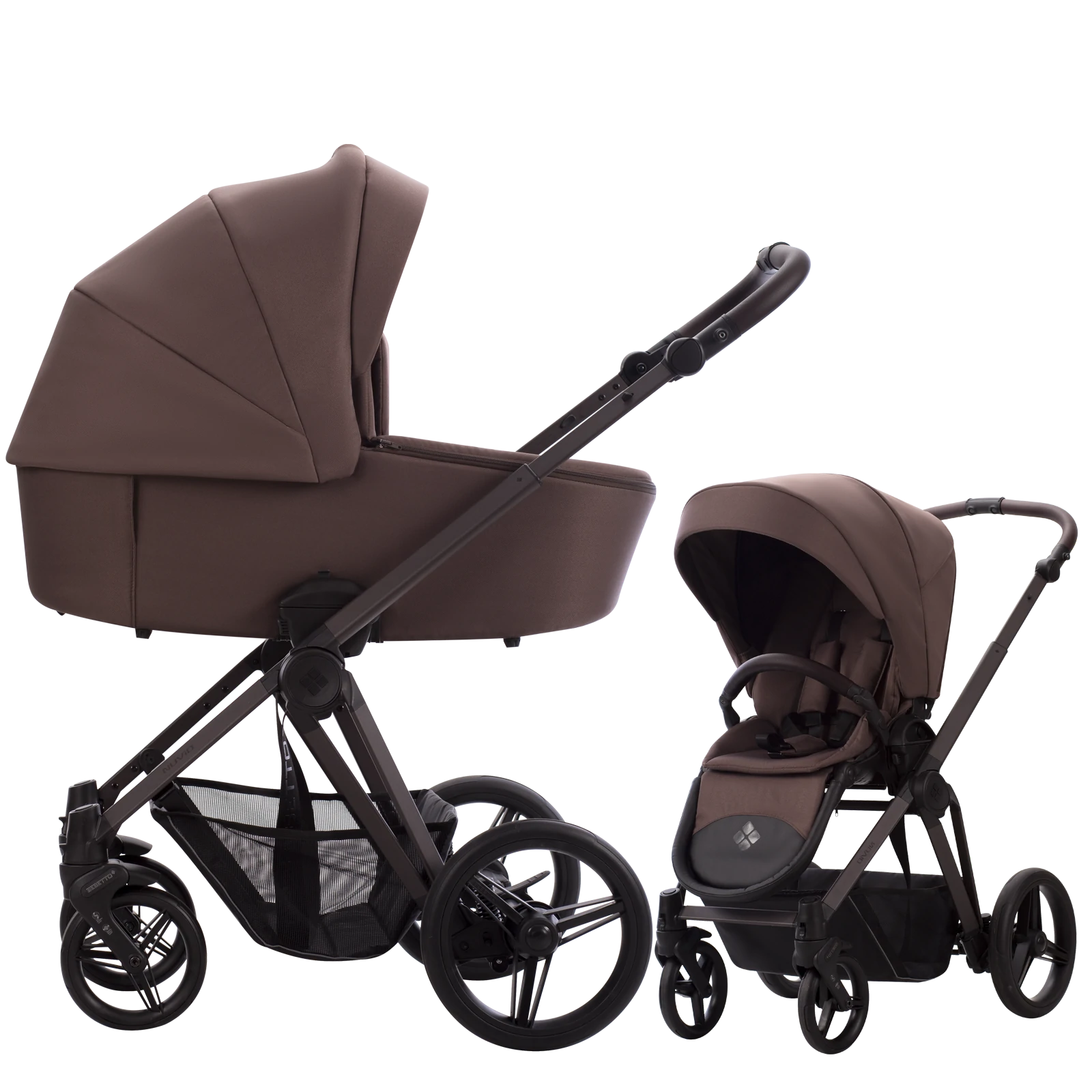Bebetto Nuvio - wózek 2w1 | 03 Brown