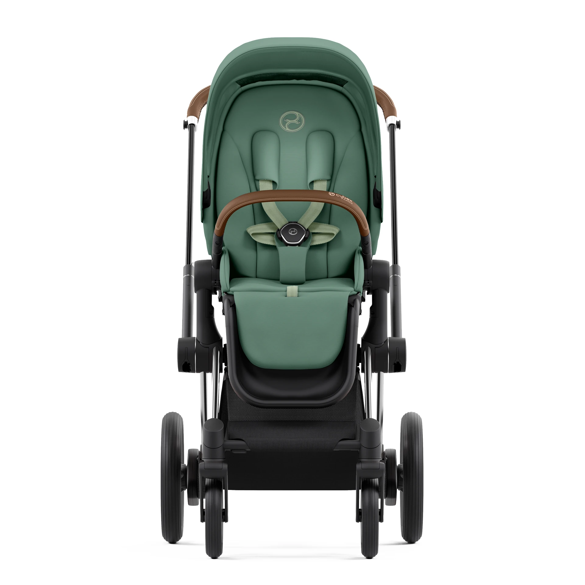 Cybex e-Priam 4.0 - 2w1 | Leaf Green (Chrome Brown Frame)