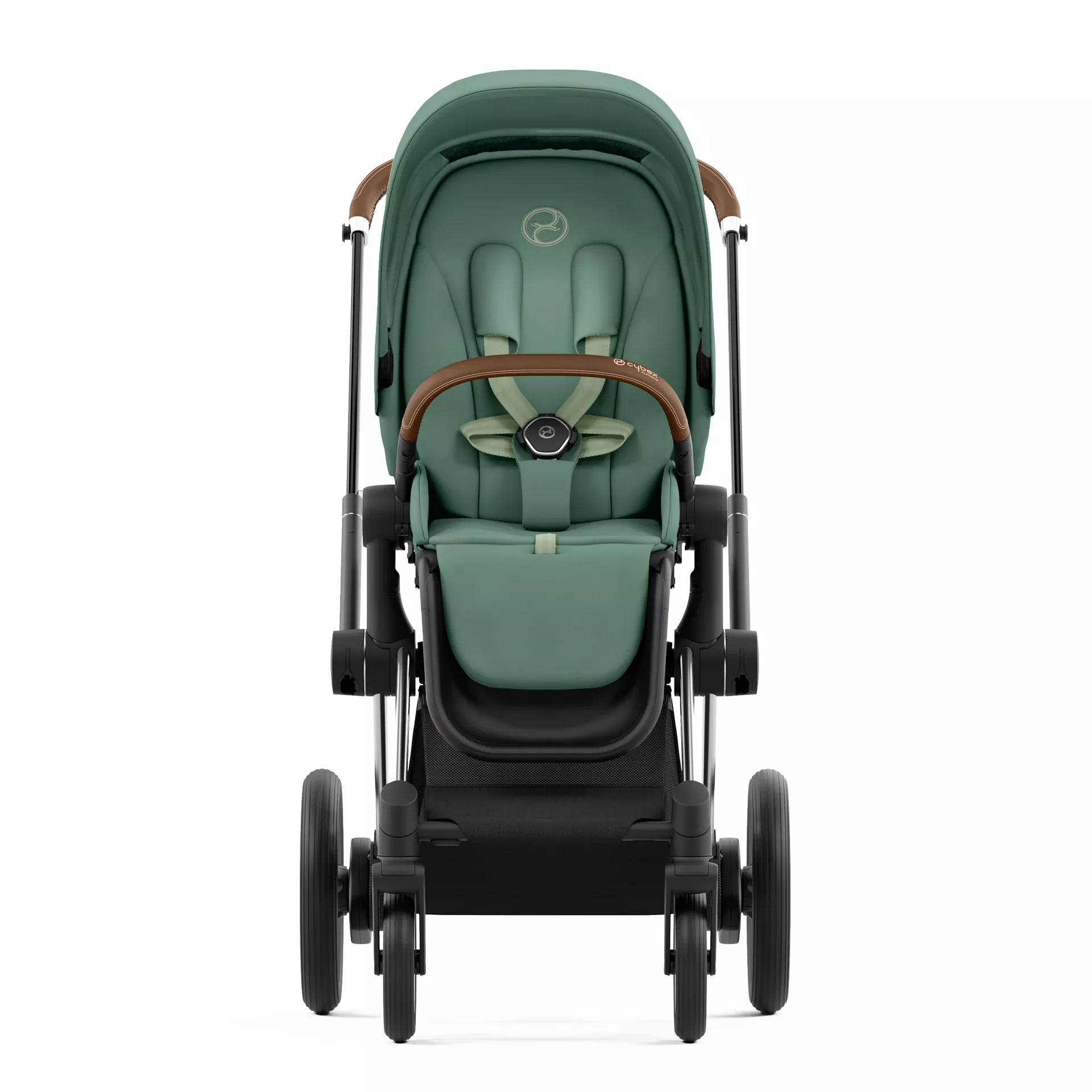 Cybex e-Priam 4.0 - 2w1 | Leaf Green (Chrome Brown Frame)