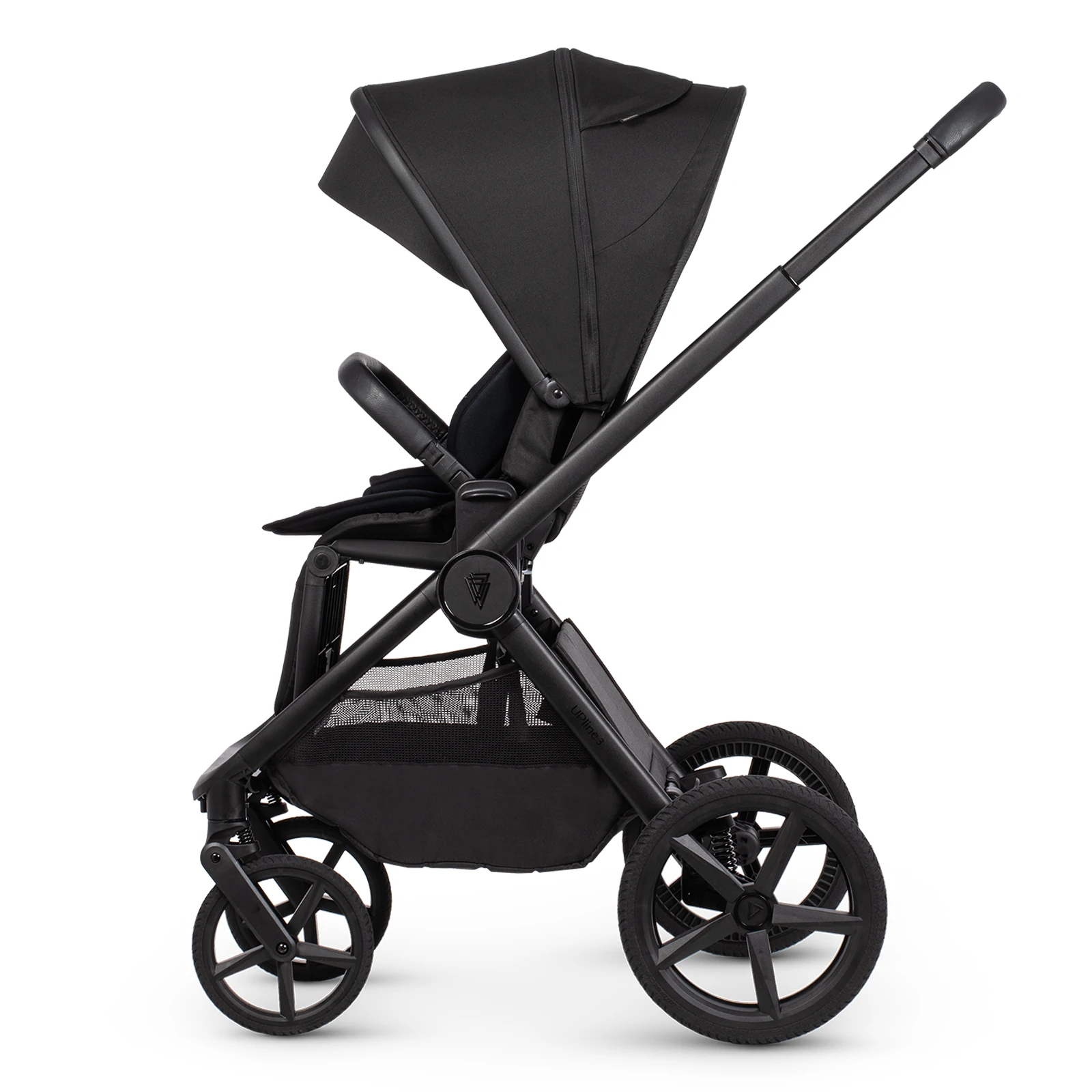 Venicci Upline 3 + Avionaut Pixel 3 + baza IQ Orbit + AKCESORIA - 4w1 | Onyx