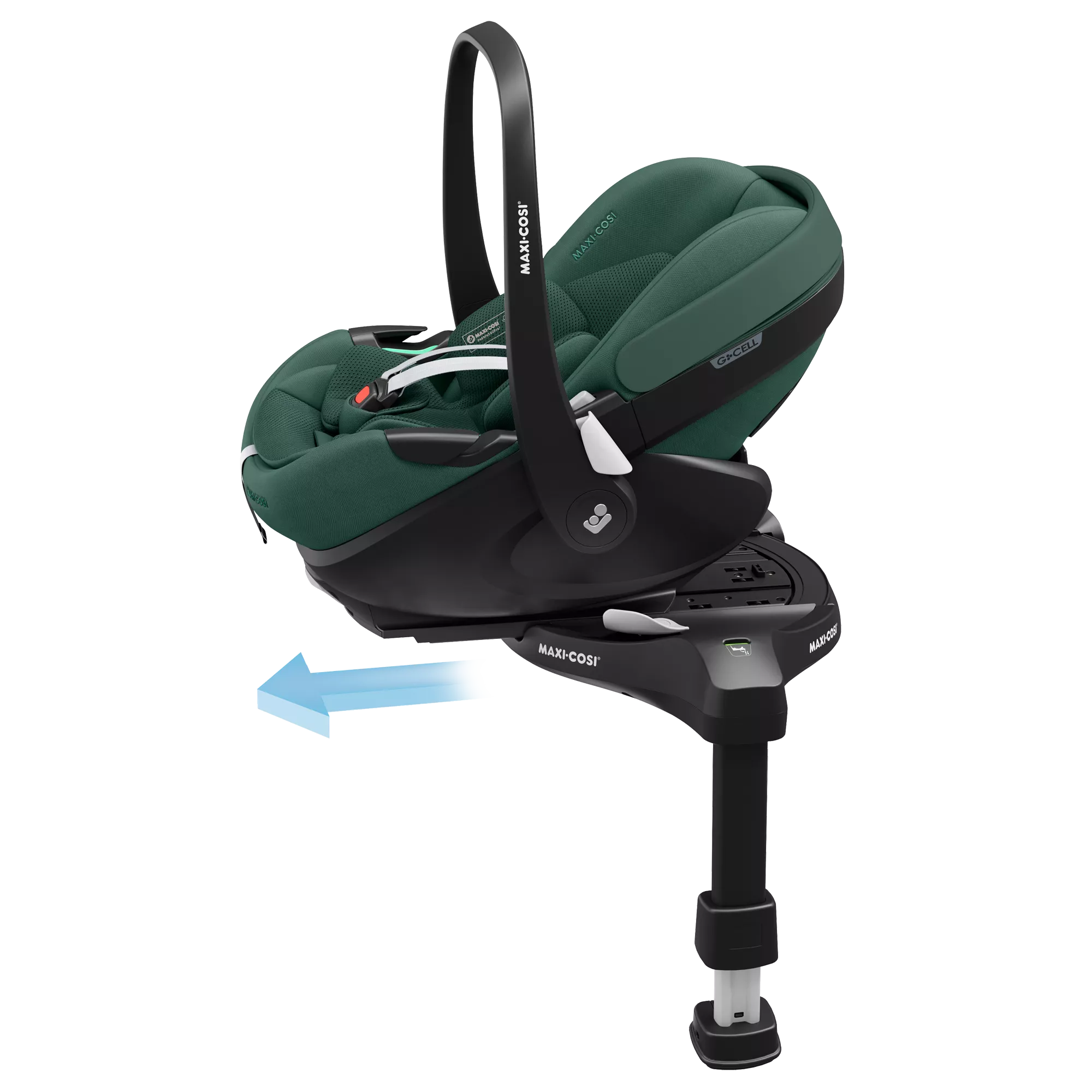 Maxi-Cosi Pebble 360 Pro2 + baza FamilyFix 360 Pro | Essential Green