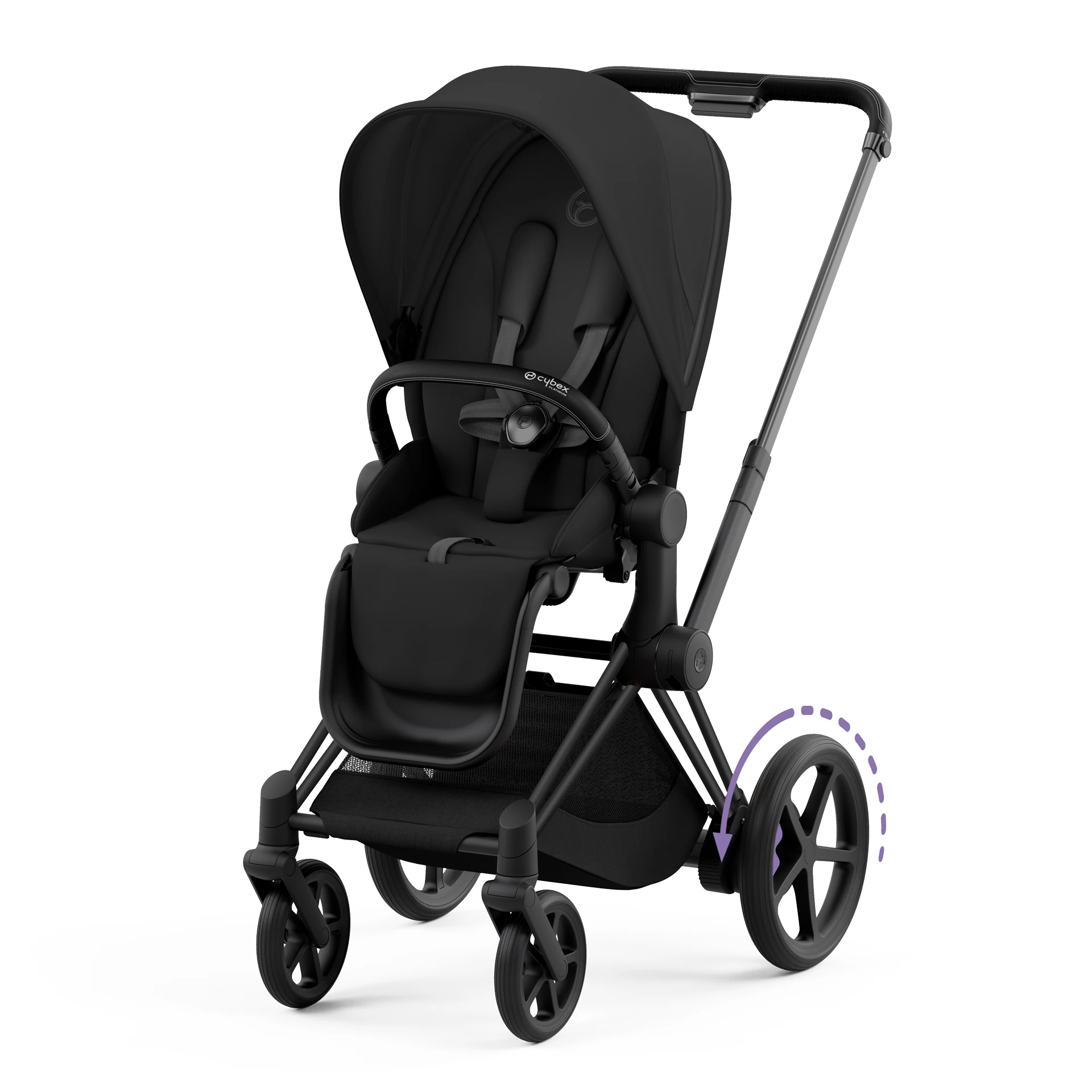 Cybex e-Priam 4.0 - 2w1 | Sepia Black (Matt Black Frame) Cybex e-Priam 4.0 - 2w1 | Sepia Black (Matt Black Frame)