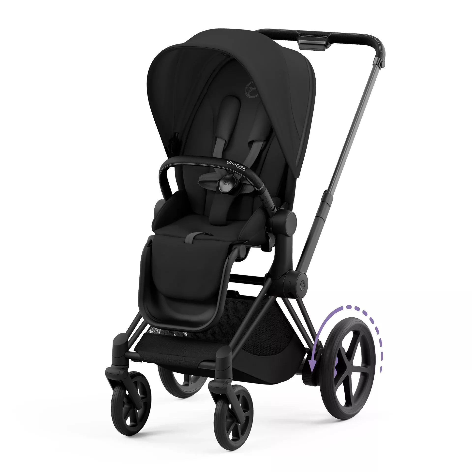 Cybex e-Priam 4.0 - 2w1 | Sepia Black (Matt Black Frame) Cybex e-Priam 4.0 - 2w1 | Sepia Black (Matt Black Frame)