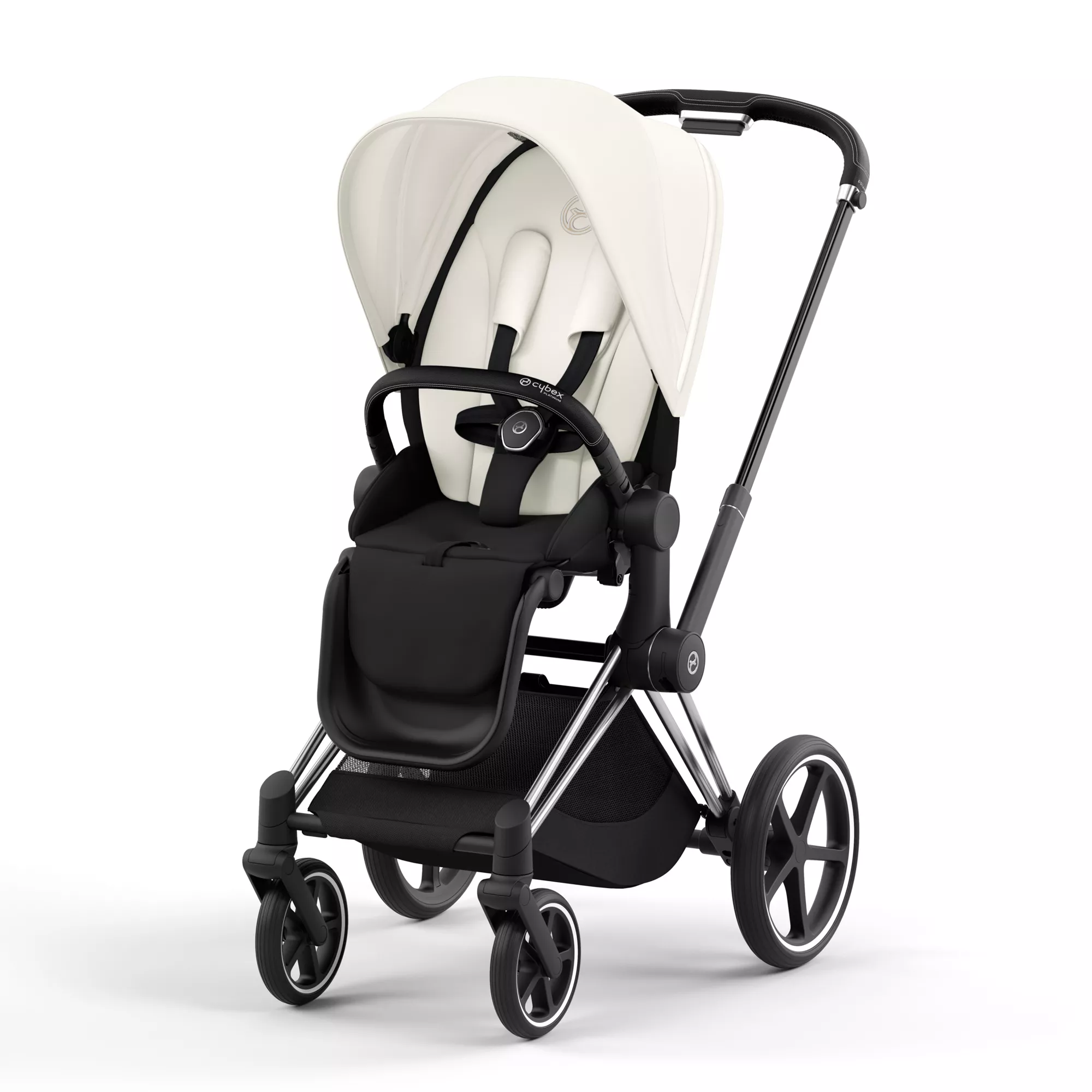 Cybex Priam 4.0 - 2w1 | Off White (Chrome Black Frame) Cybex Priam 4.0 - 2w1 | Off White (Chrome Black Frame)