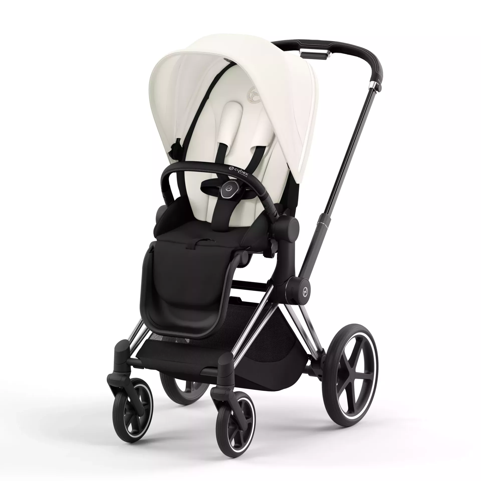 Cybex Priam 4.0 - 2w1 | Off White (Chrome Black Frame)