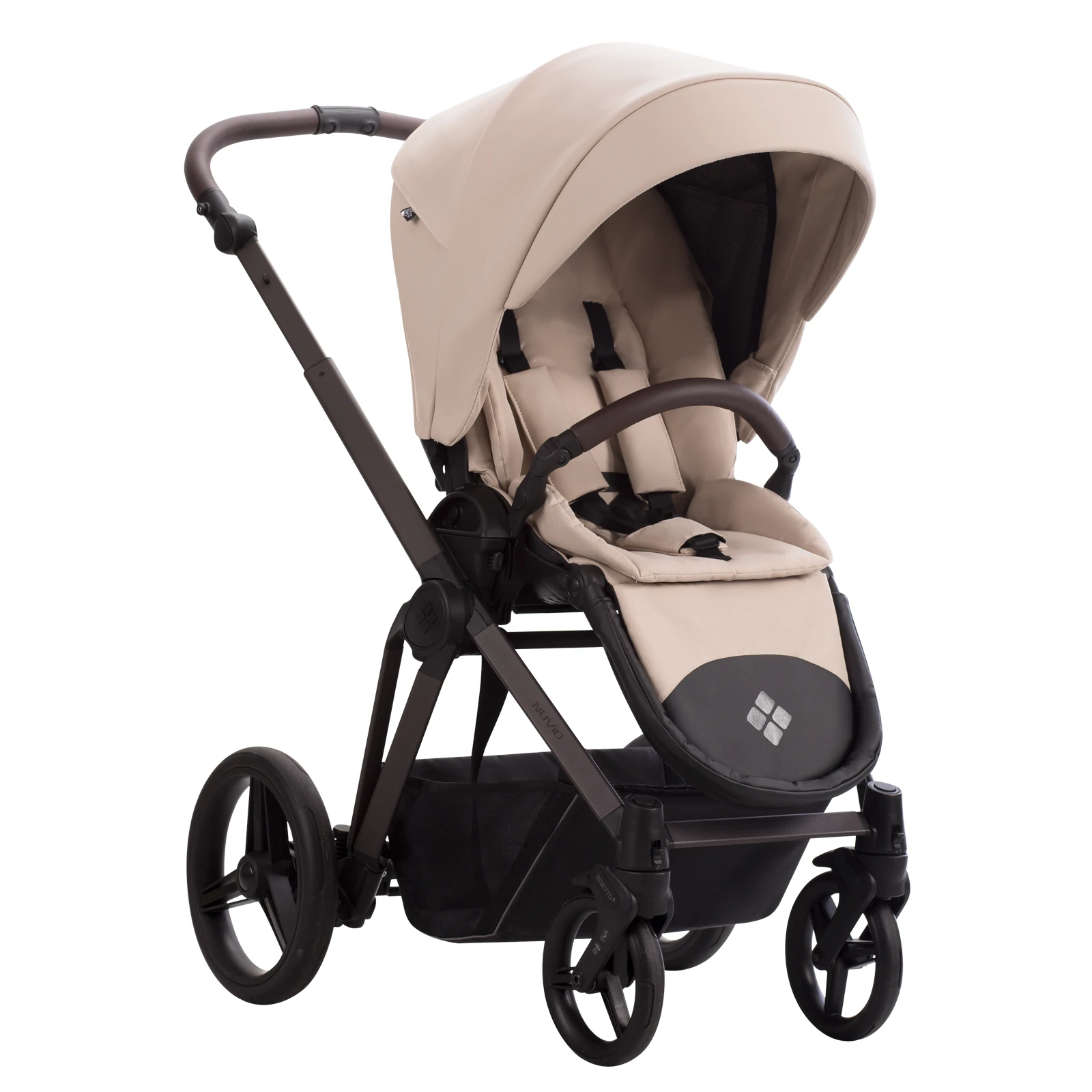 Bebetto Nuvio - wózek 2w1 | Pro 02 Brown