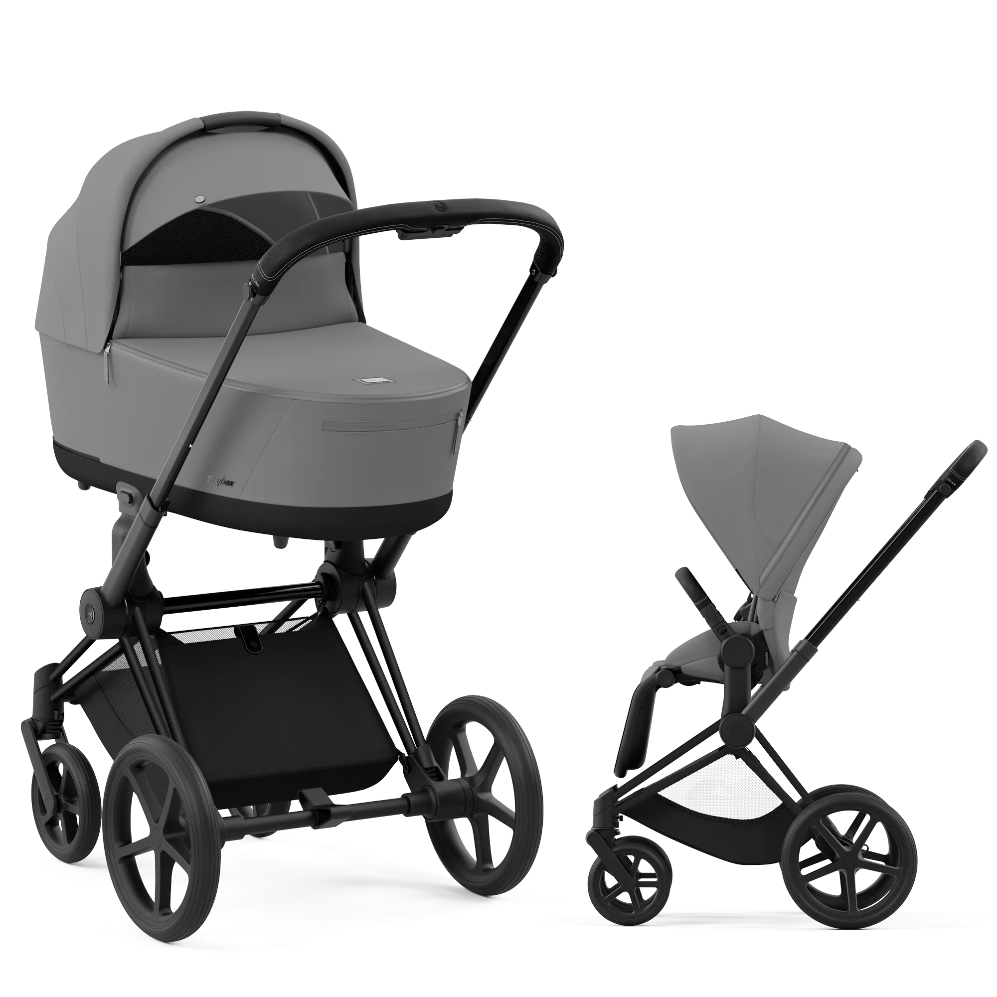 Cybex Priam 4.0 - 2w1 | Mirage Grey (Matt Black Frame)