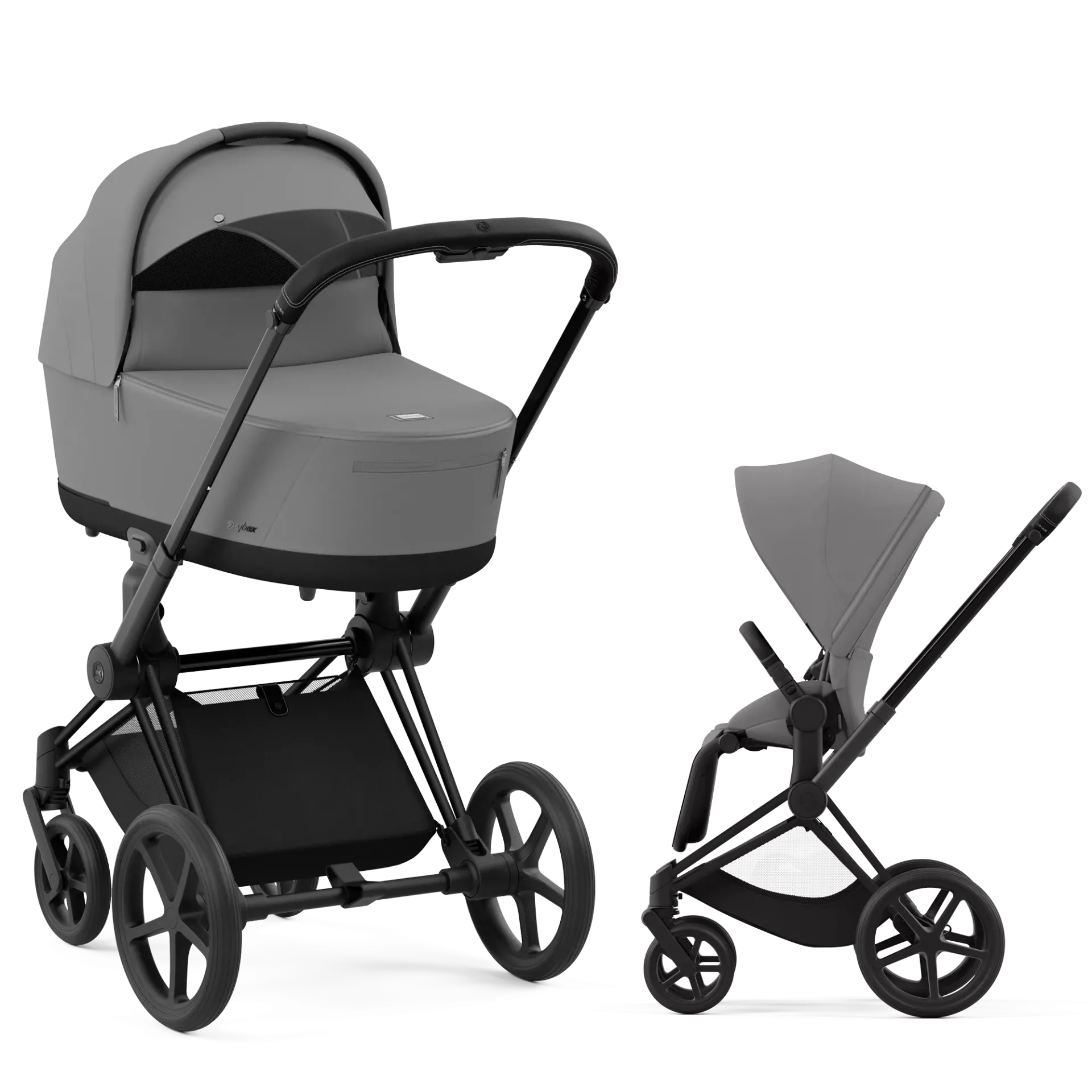 Cybex Priam 4.0 - 2w1 | Mirage Grey (Matt Black Frame)