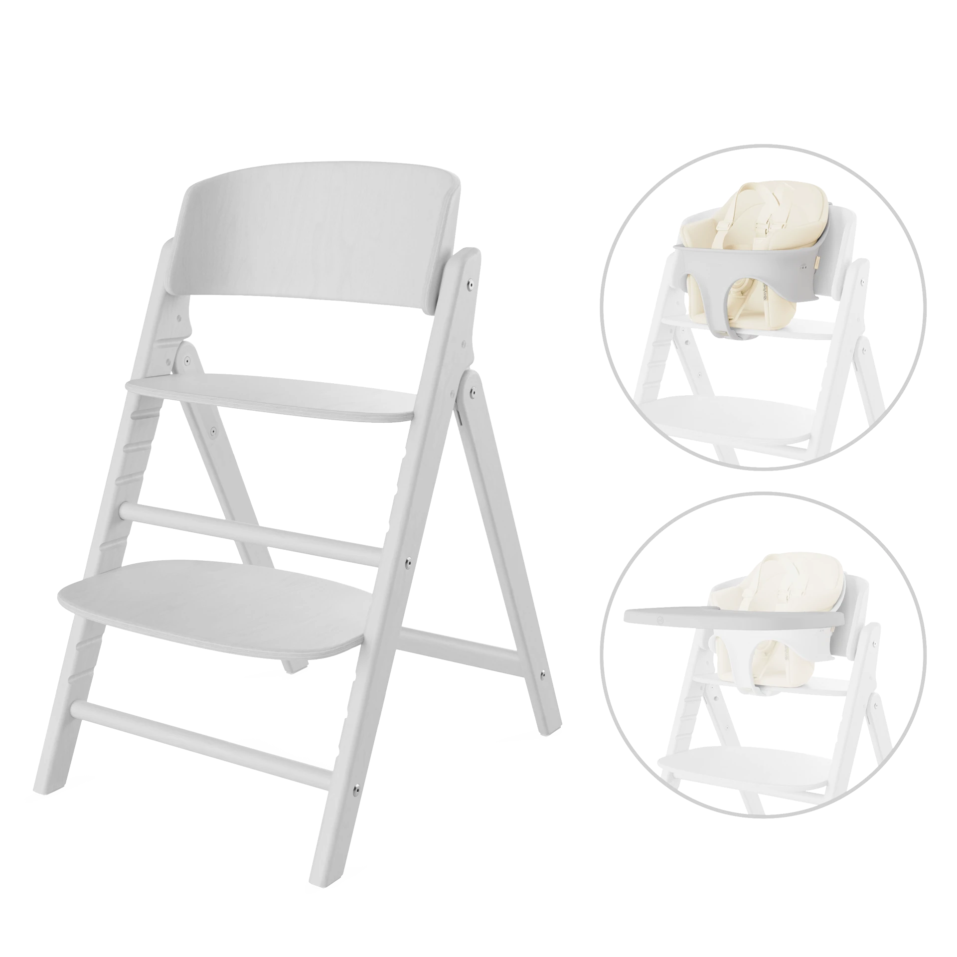 Cybex Click & Fold - zestaw 3w1 | All White