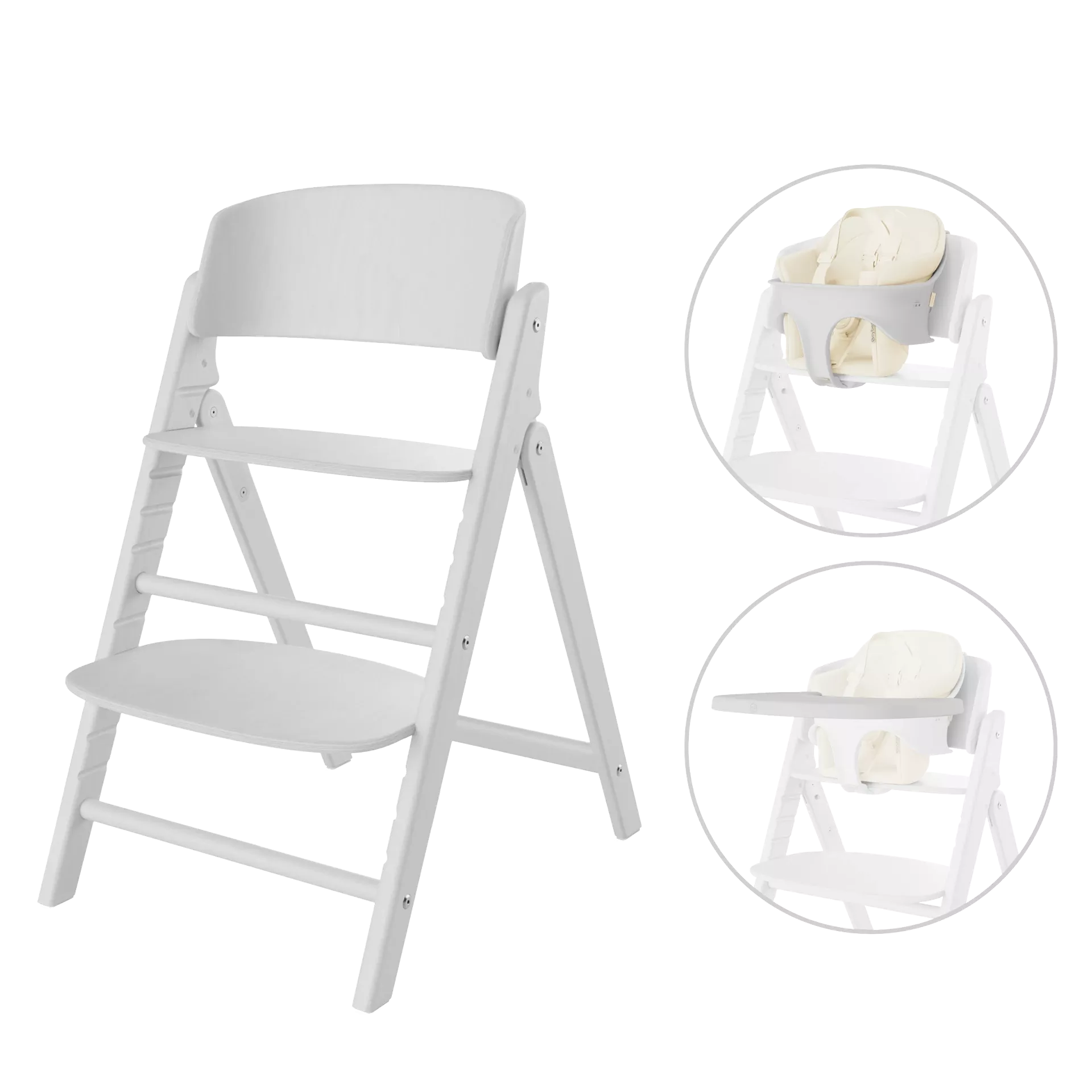 Cybex Click & Fold - zestaw 3w1 | All White