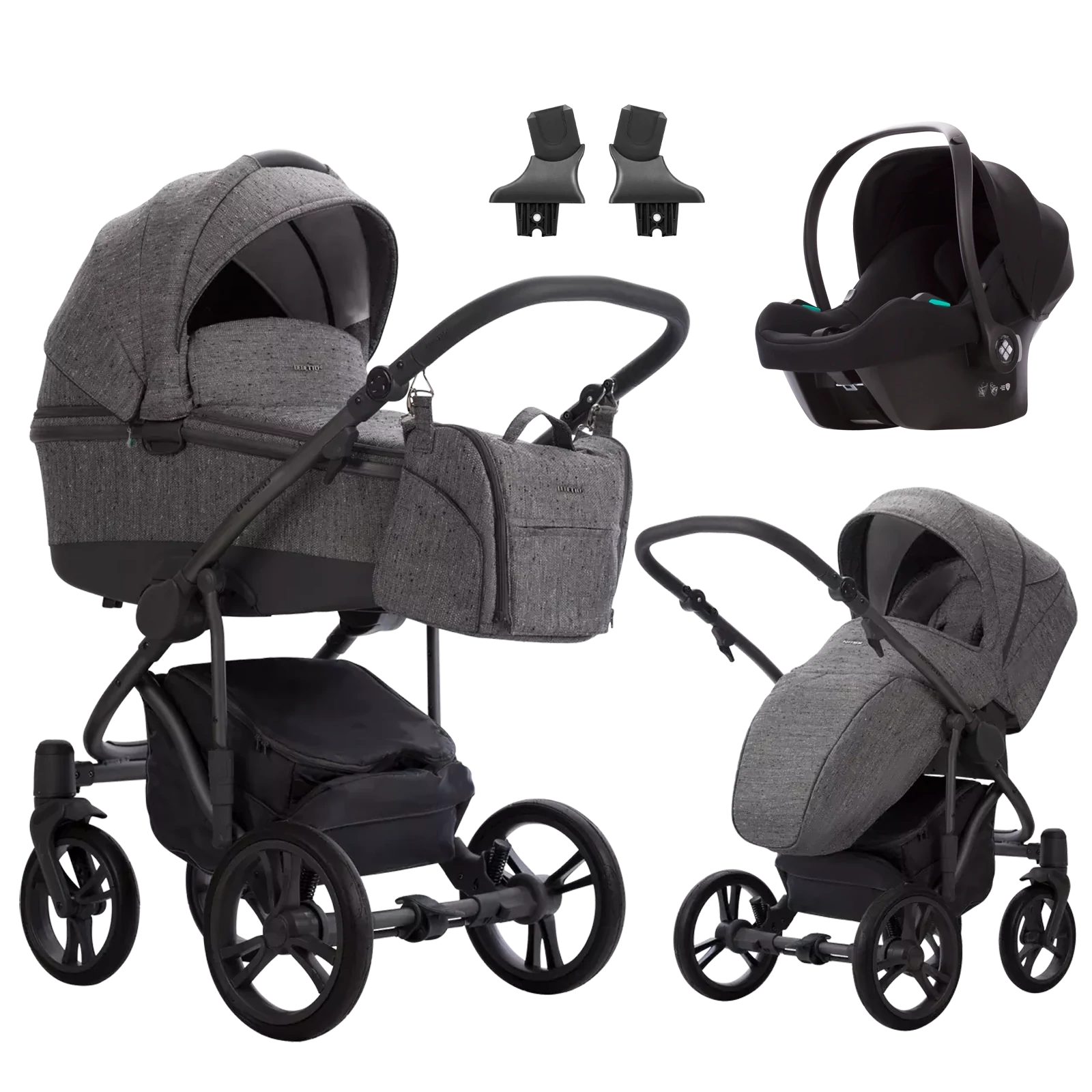 Bebetto Bresso + Bebetto Cosmo 2.0 +GRATIS - 3w1 | Grey 01