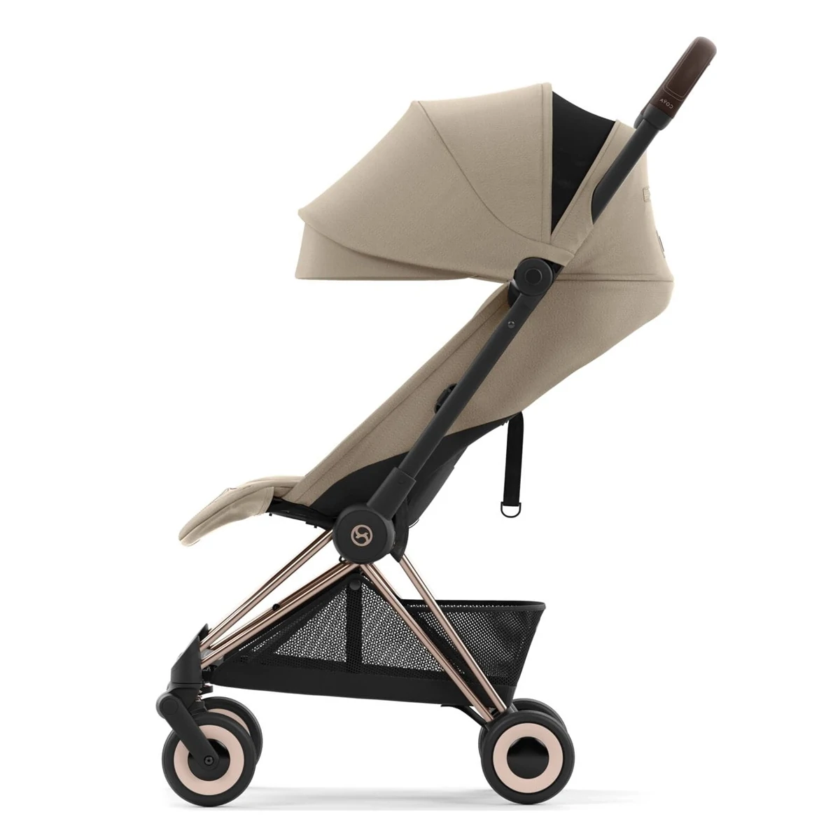 Cybex Coya | Cozy Beige - Rosegold | OUTLET