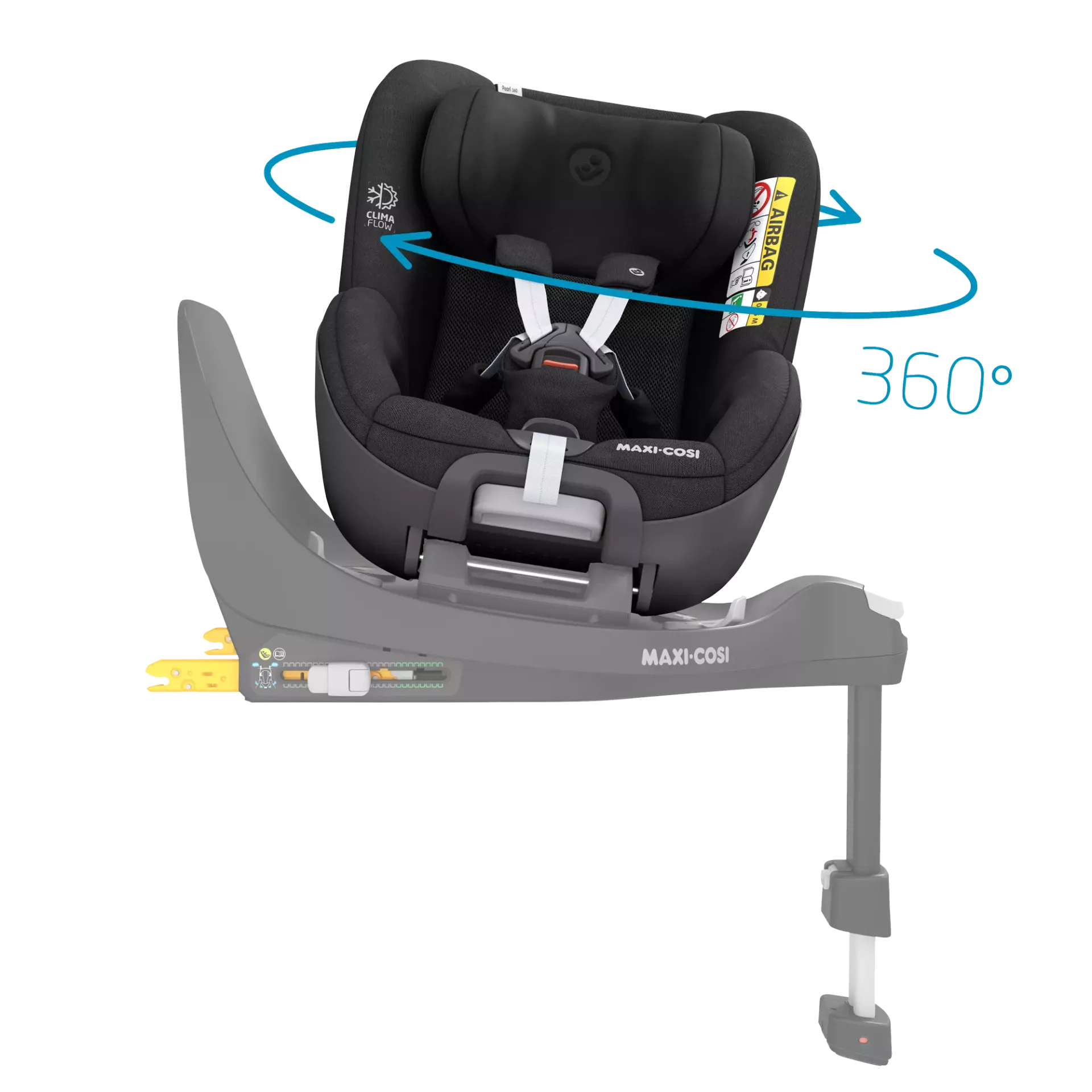Maxi-Cosi Pearl 360 | Authentic Black
