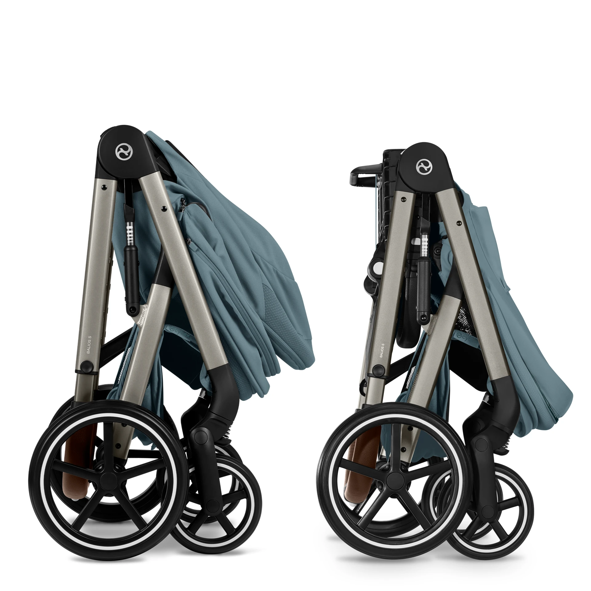 Cybex Balios S Lux Fold - 2w1 ze składaną gondolą | Stormy Blue