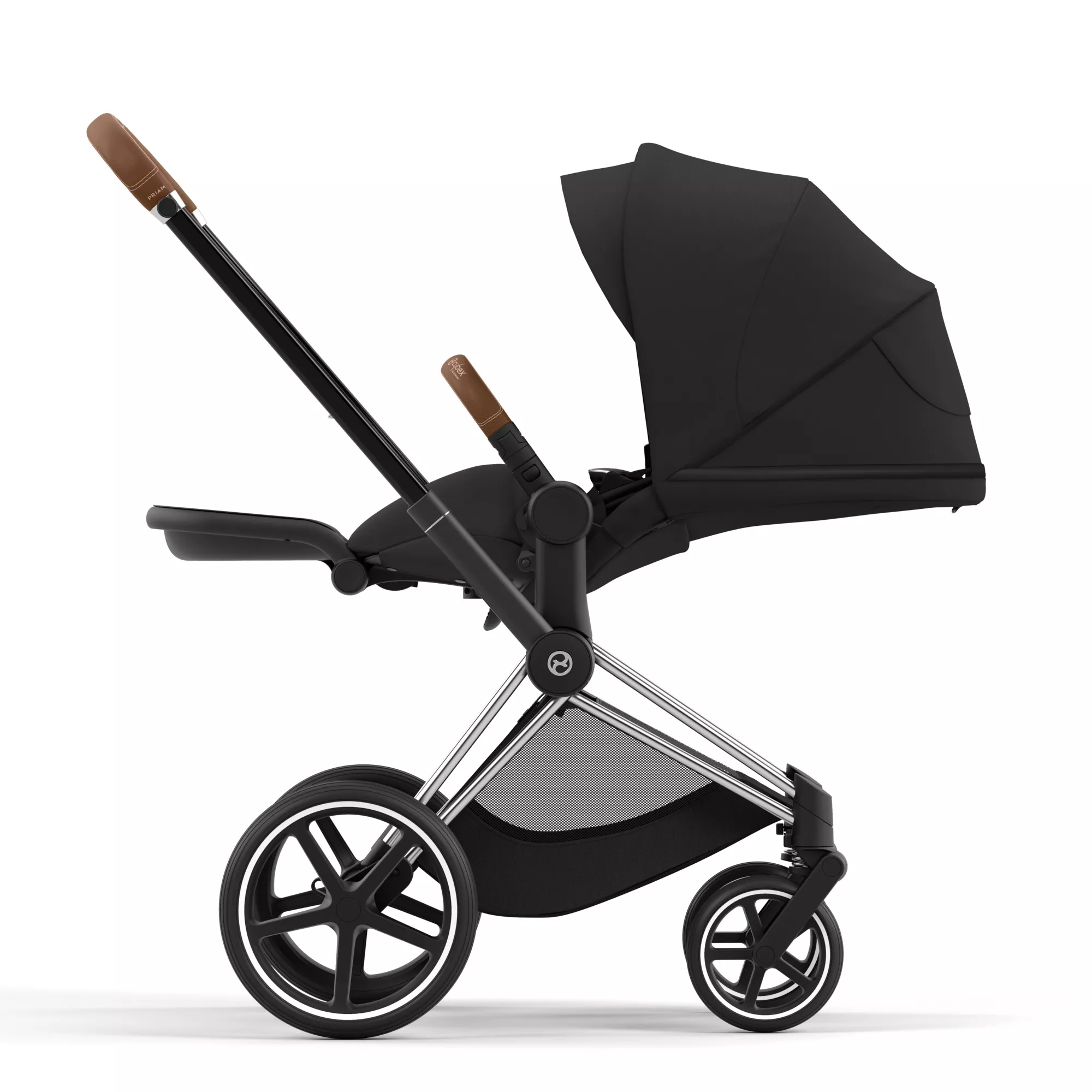 Cybex Priam 4.0 - 2w1 | Sepia Black (Chrome Brown Frame) Cybex Priam 4.0 - 2w1 | Sepia Black (Chrome Brown Frame)