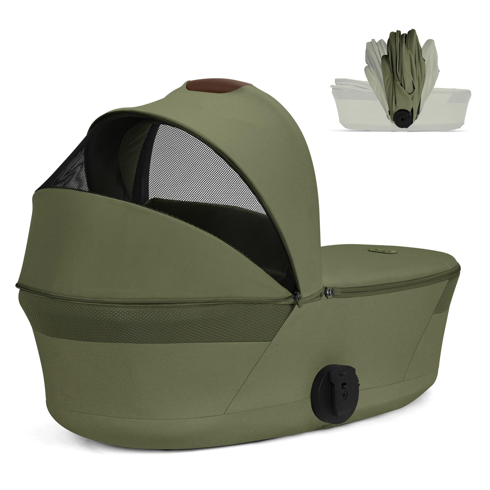 Cybex Balios S Lux Fold - 2w1 ze składaną gondolą | Moss Green