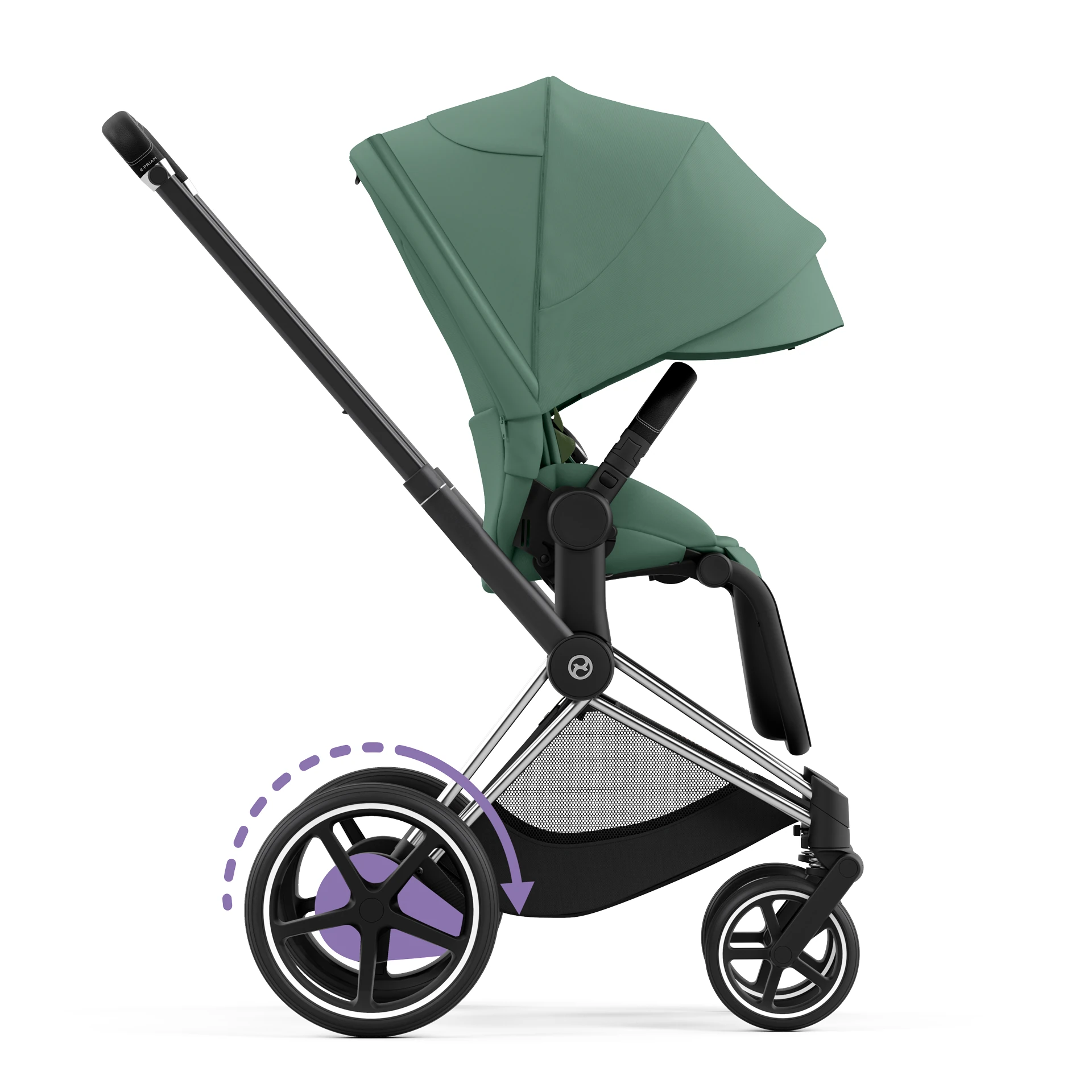 Cybex e-Priam 4.0 - 2w1 | Leaf Green (Chrome Black Frame)