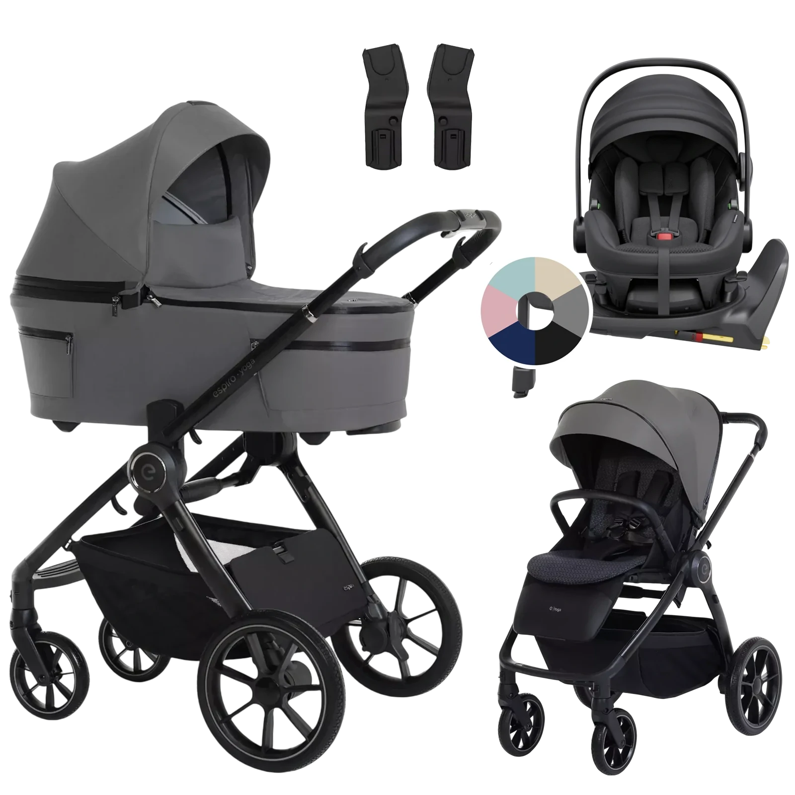 Espiro Yoga + Avionaut Pixel 3 + baza IQ Orbit + GRATIS - 4w1 | 117 Gray Zen