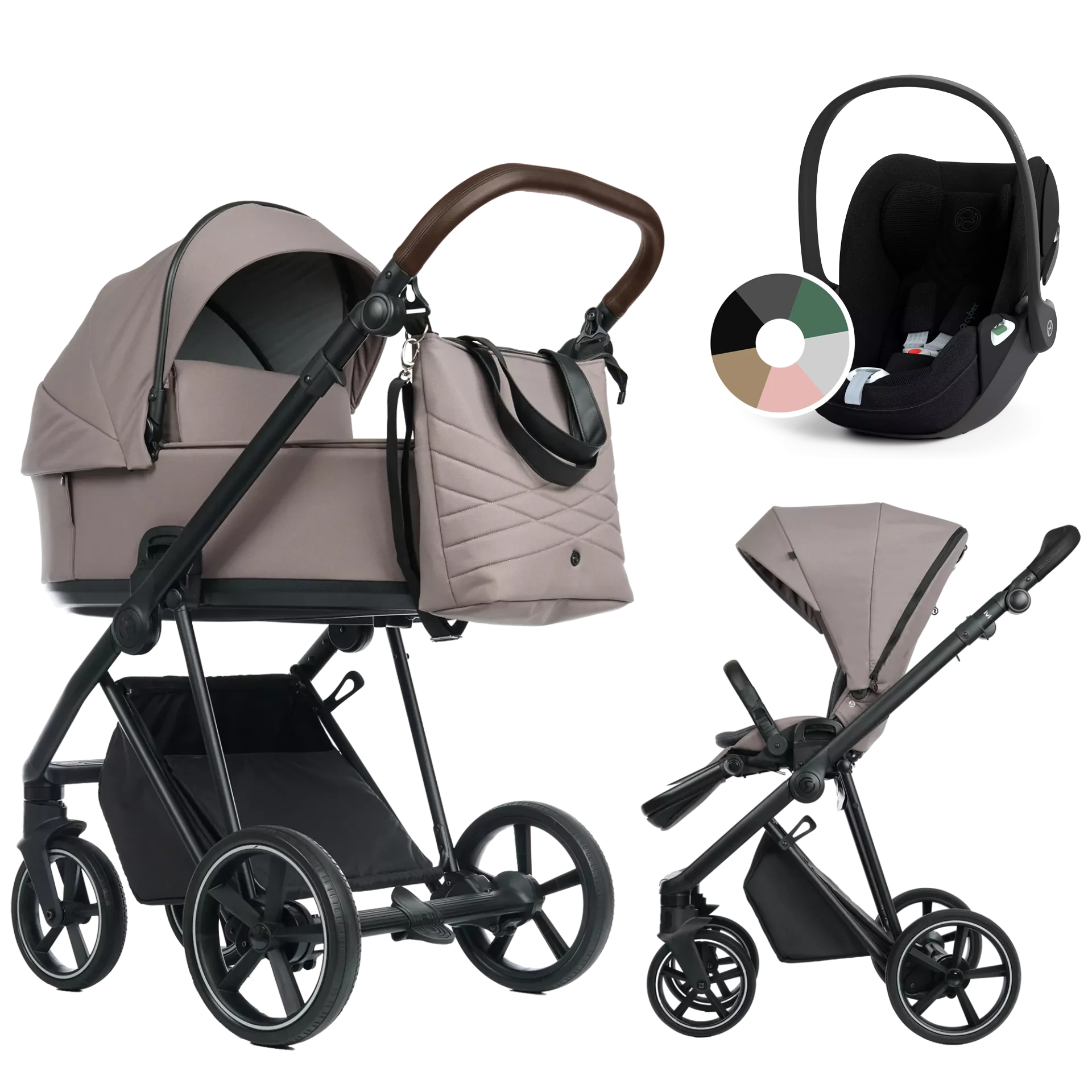 Roan Ivi 2.0 + Cybex Cloud T i-Size +GRATIS - 3w1 | Cocoa