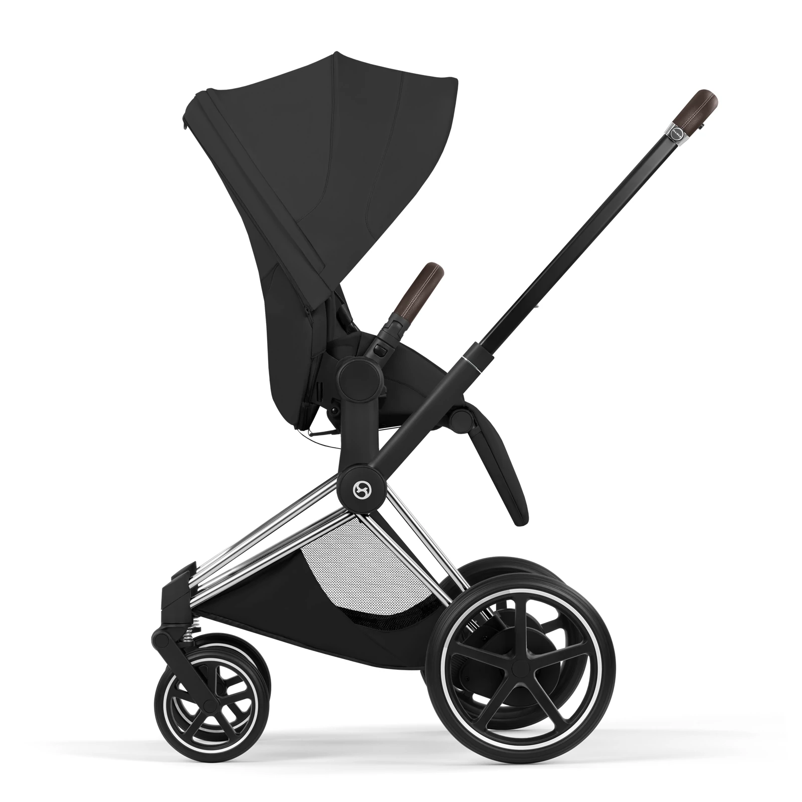 Cybex e-Priam 5.0 - wózek 2w1 | Sepia Black - Chrome (Style)