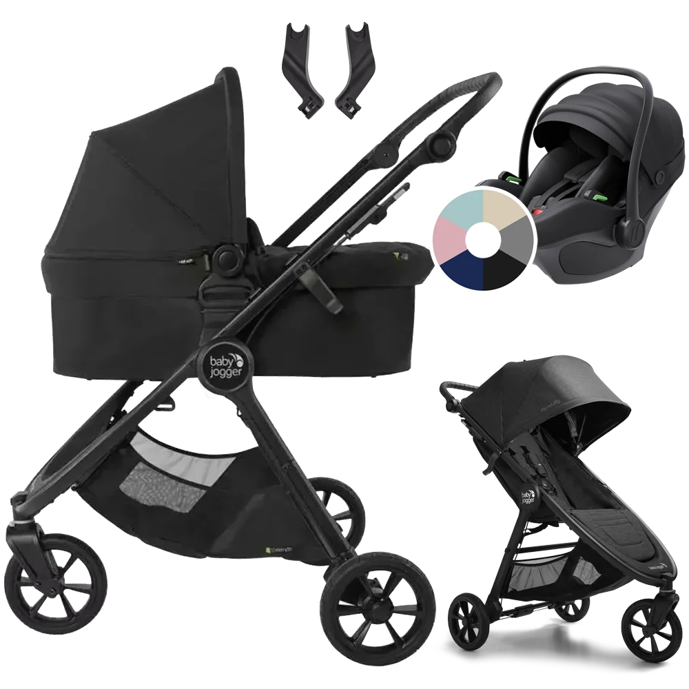 Baby Jogger City Mini GT2 + Avionaut Pixel 3 + GRATIS - 3w1 | Opulent Black