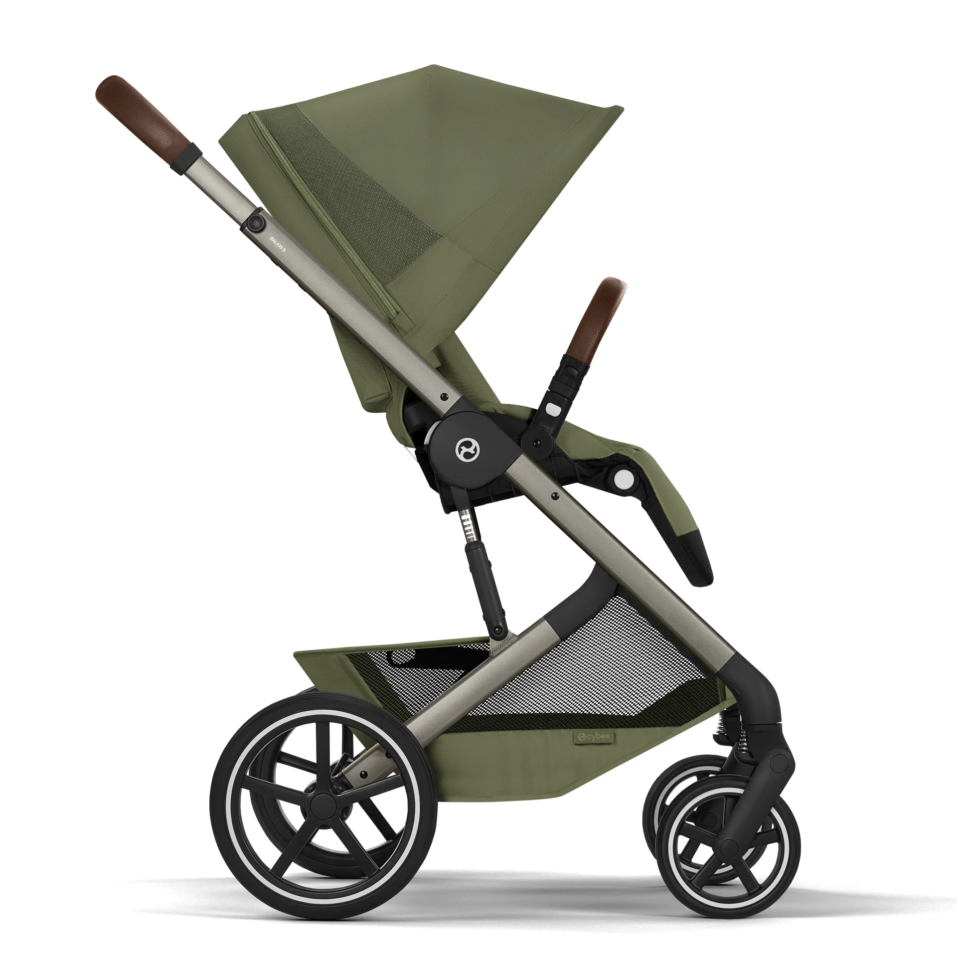 Cybex Balios S Lux Fold - 2w1 ze składaną gondolą | Moss Green
