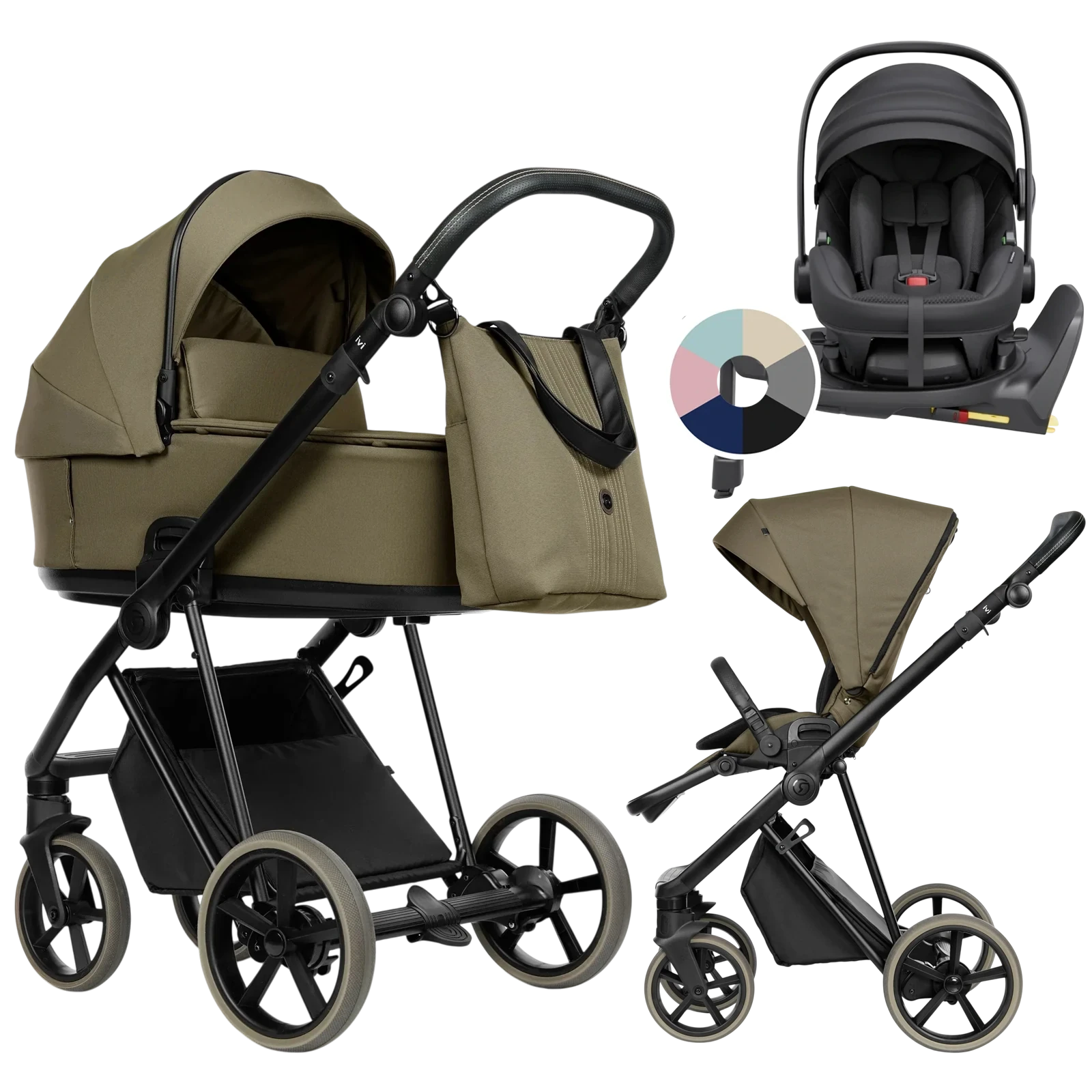 Roan Ivi 2.0 Vintage + Avionaut Pixel 3 + baza IQ Orbit + GRATIS - 4w1 | Gold Mood
