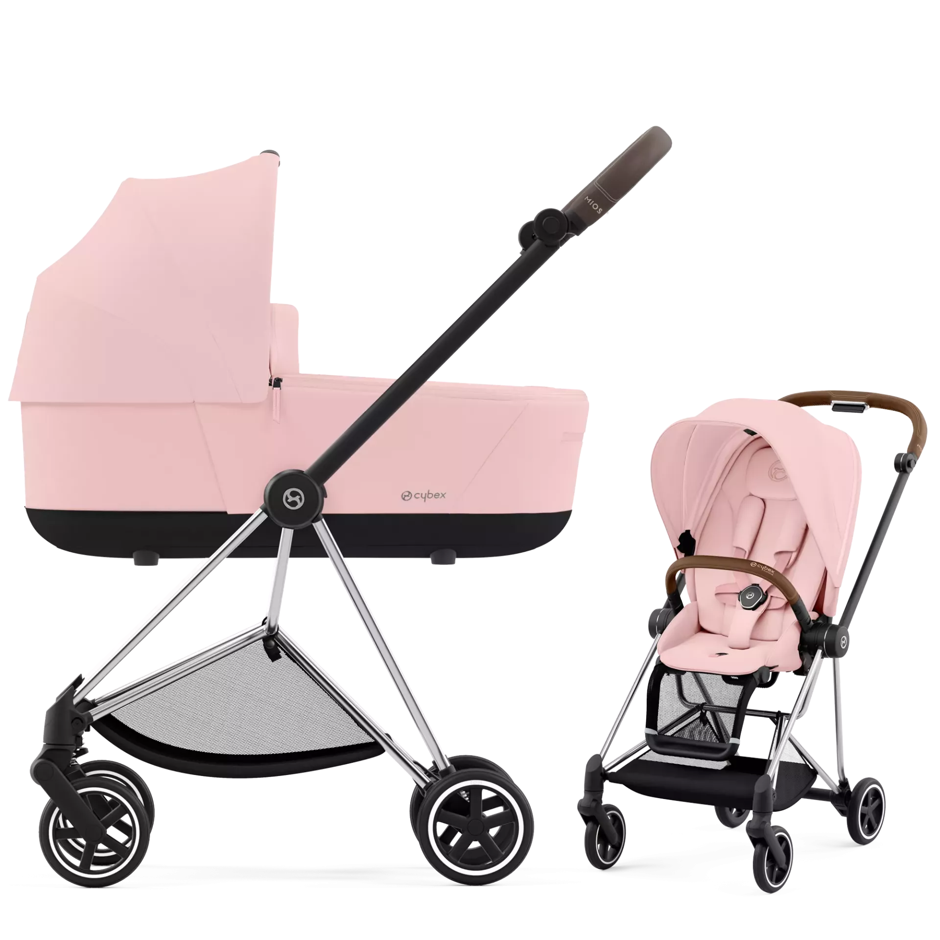 Cybex Mios 3.0 - 2w1 | Peach Pink (Chrome Brown Frame)