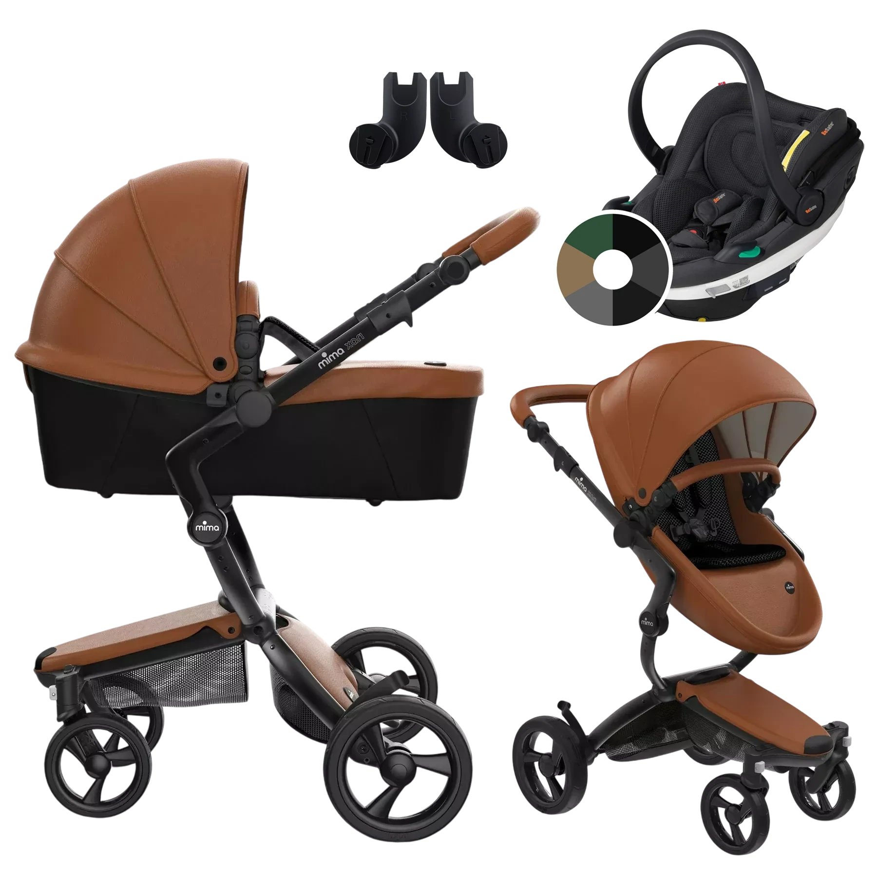 Mima Xari 4G + BeSafe Go Beyond +GRATIS - 3w1 | Black-Camel-Black