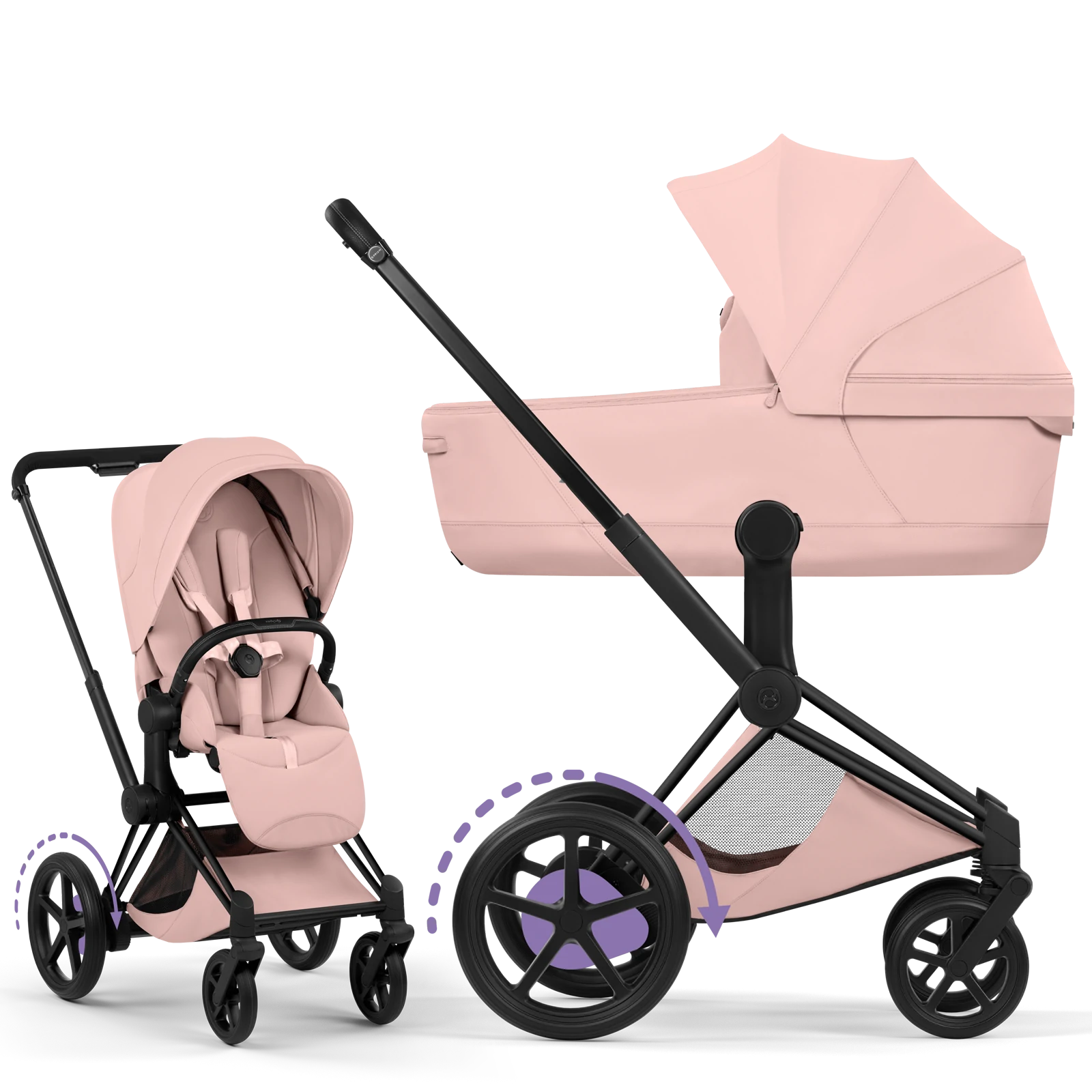 Peach Pink - Matt Black (Style)