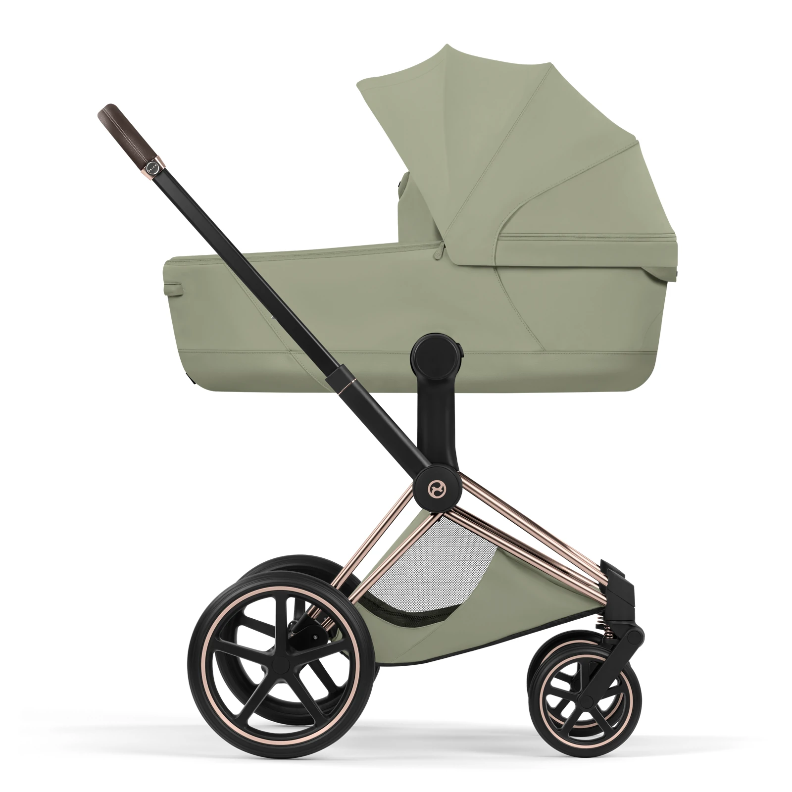 Cybex Priam 5.0 - wózek 4w1 | Sage Green - Rosegold (Style)