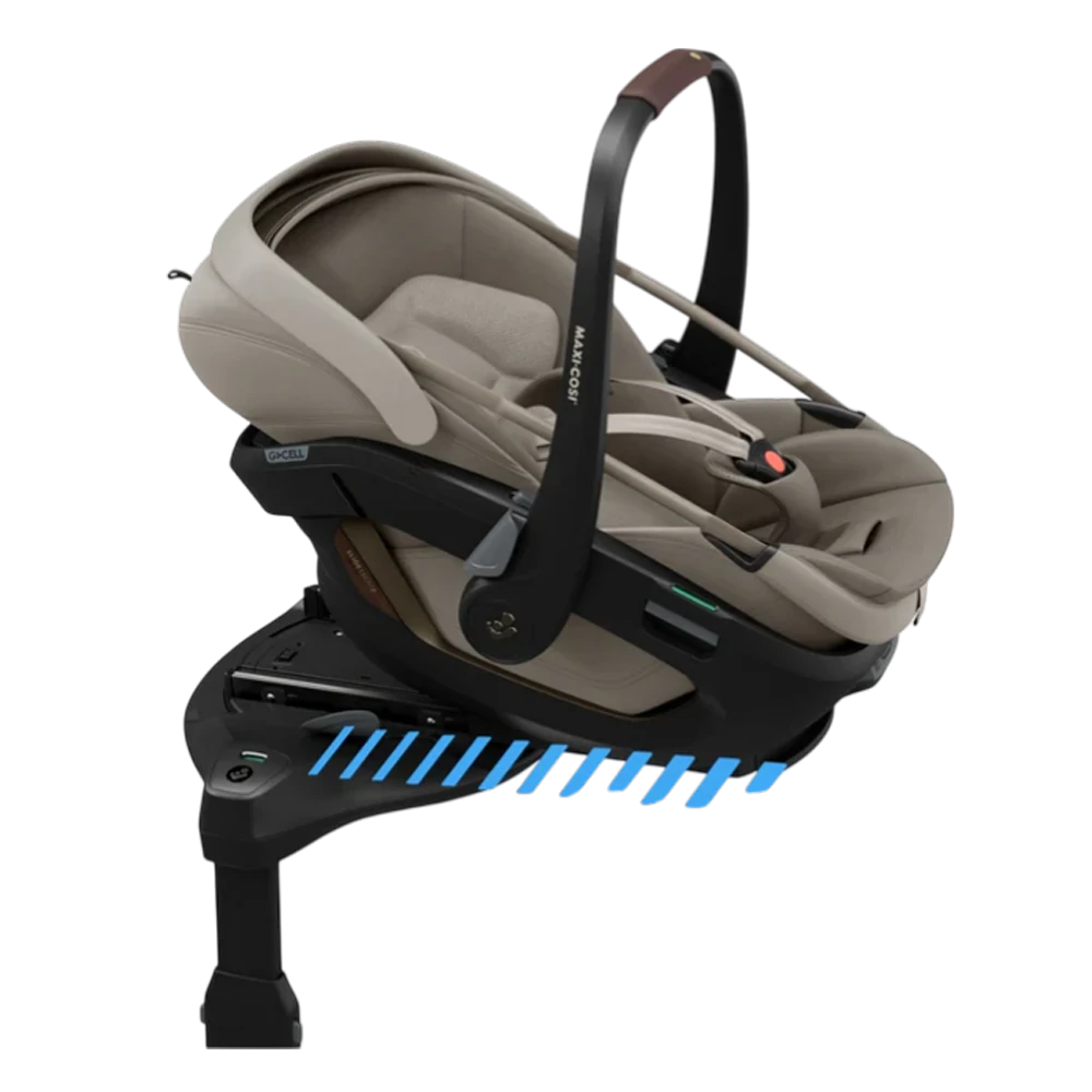 Maxi-Cosi Coral Slide Pro + baza FamilyFix Slide Pro | Sapphire Sand