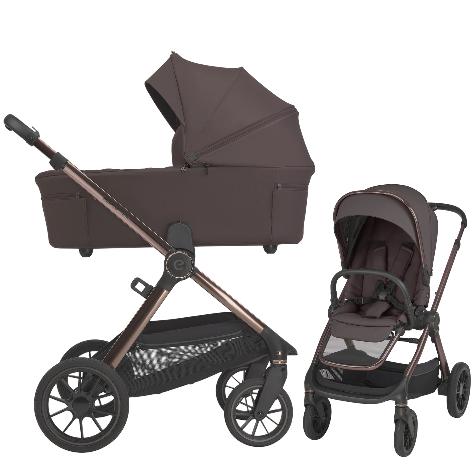 Espiro Code - wózek 2w1 | 108 Unique Brown