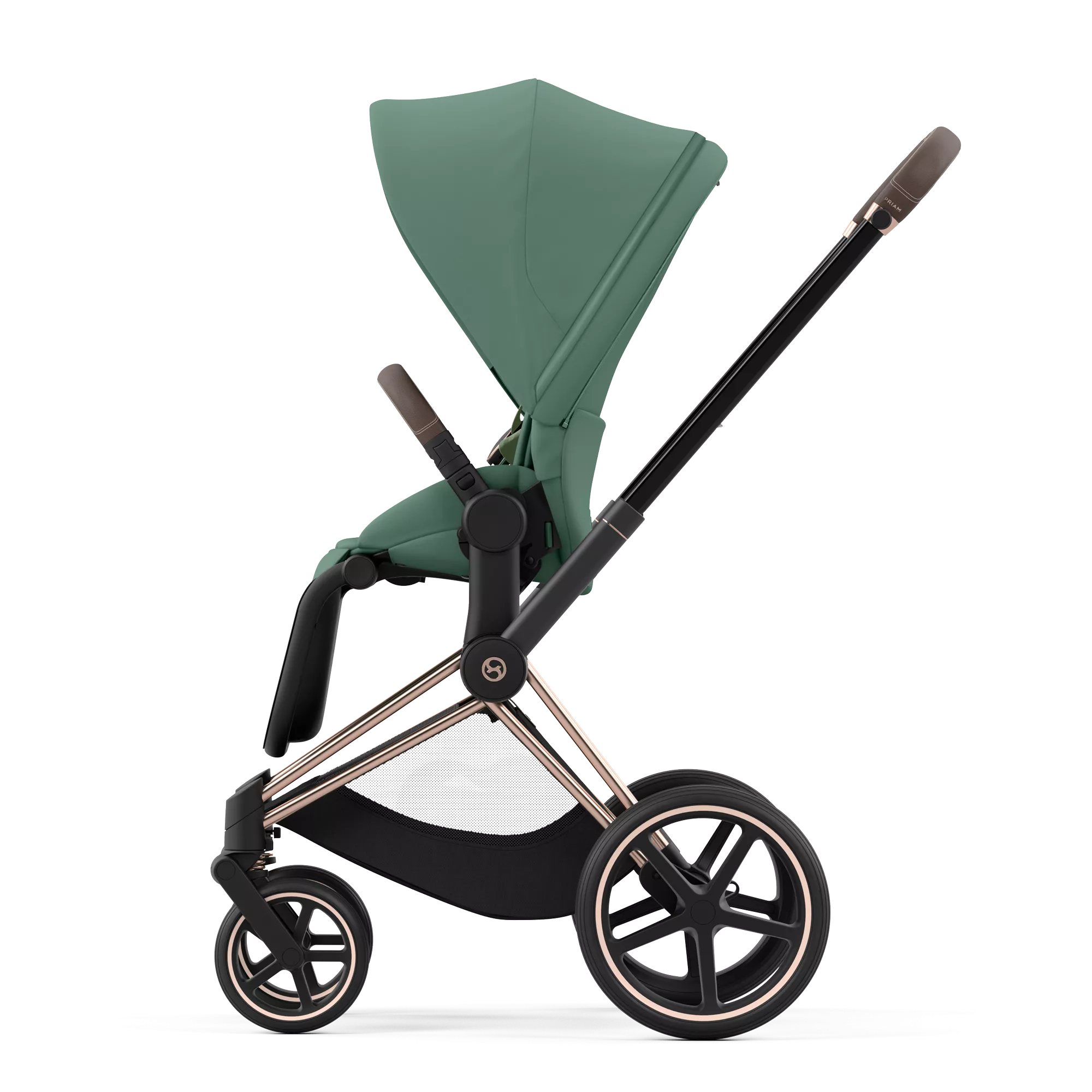 Cybex Priam 4.0 | Leaf Green (Rosegold Frame)