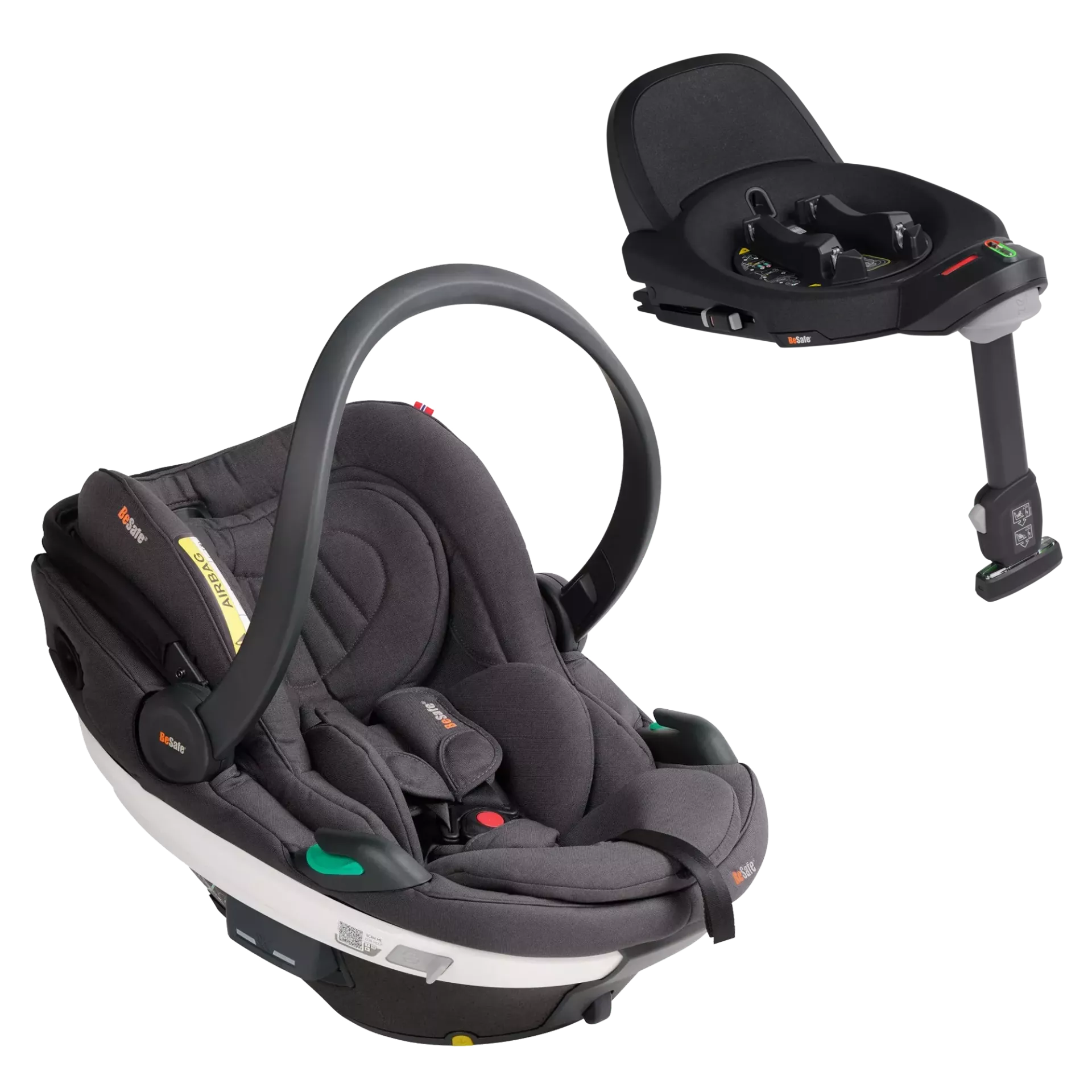 BeSafe Go Beyond + baza Beyond | Dark Grey Melange