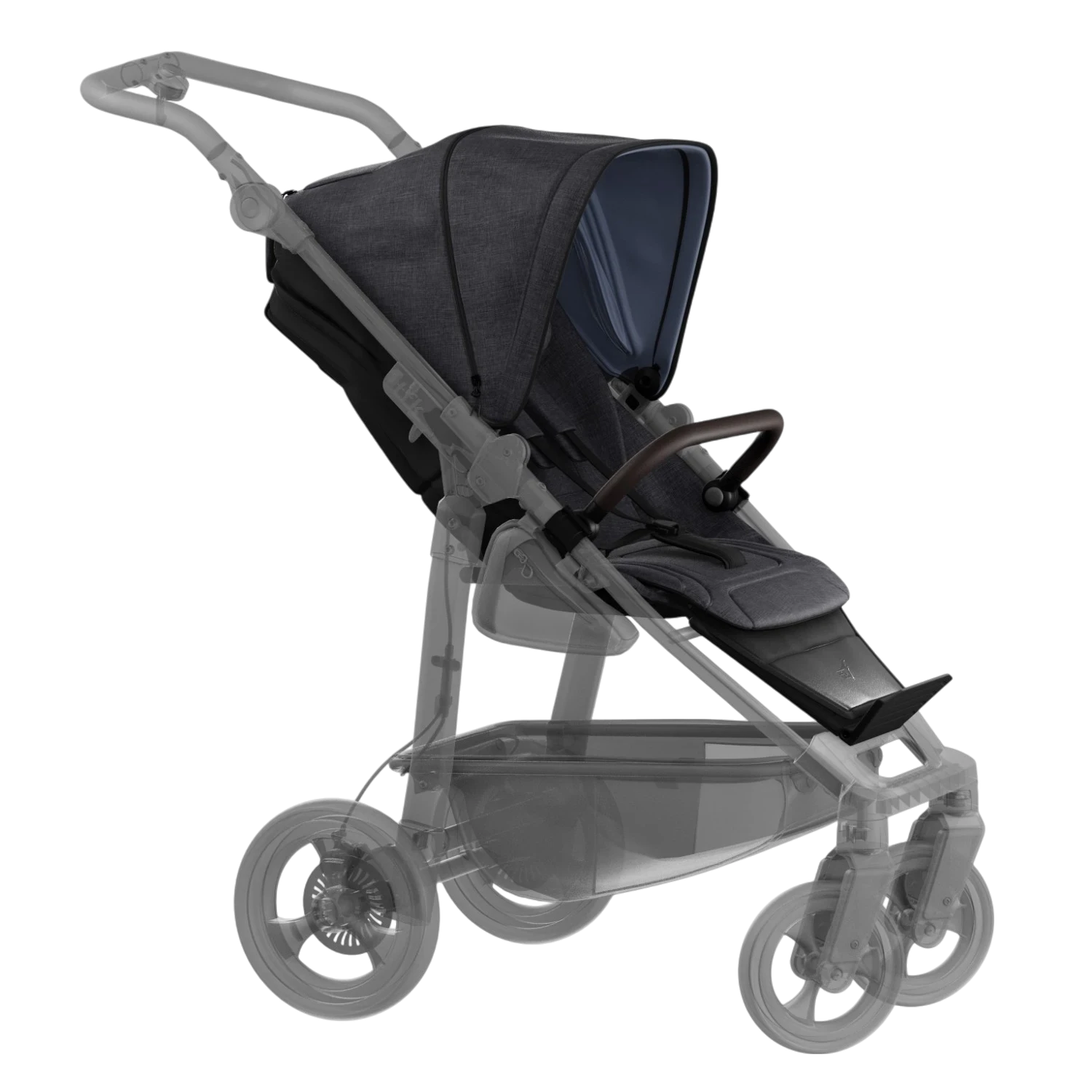 Siedzisko sportowe TFK Mono 3/Mono 4/Pro | Premium Black