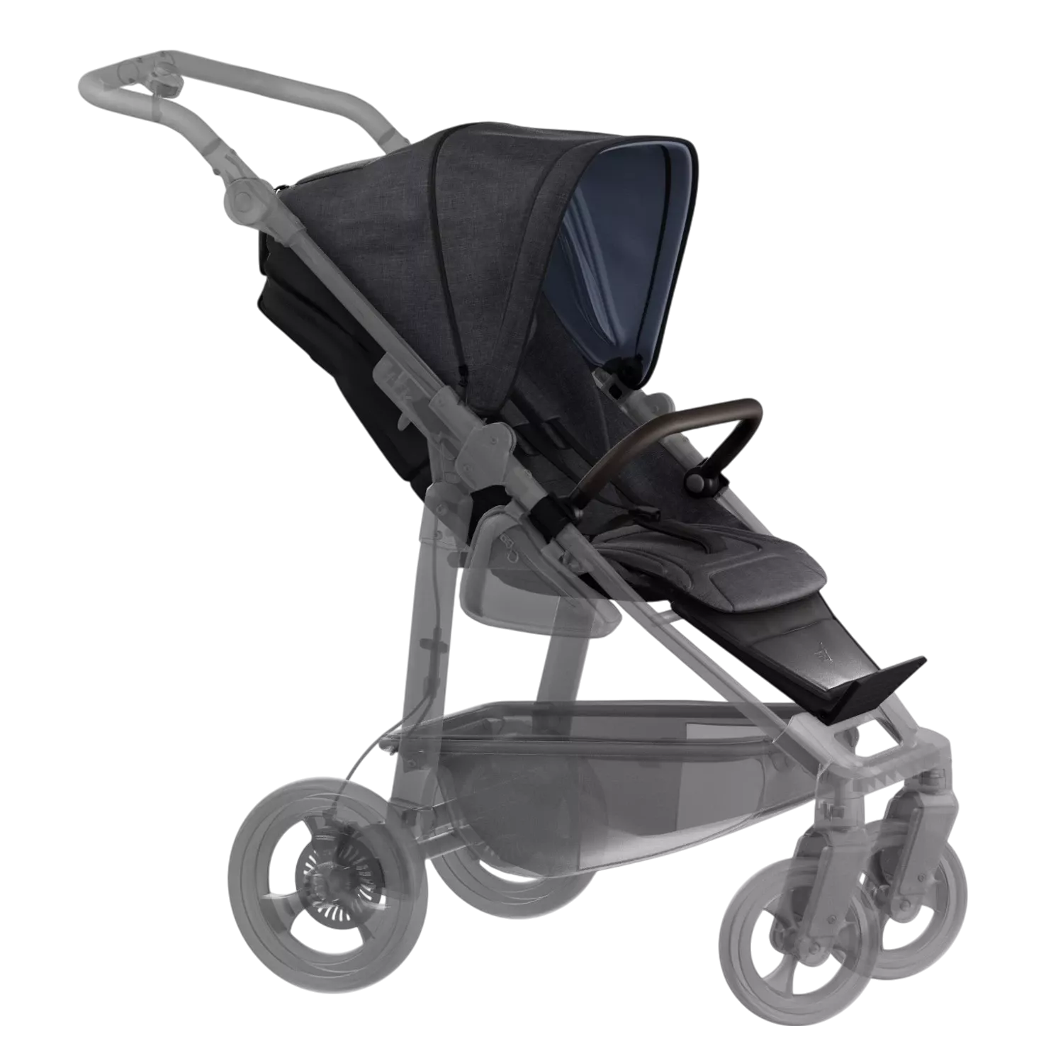 Siedzisko sportowe TFK Mono 3/Mono 4/Pro | Premium Black