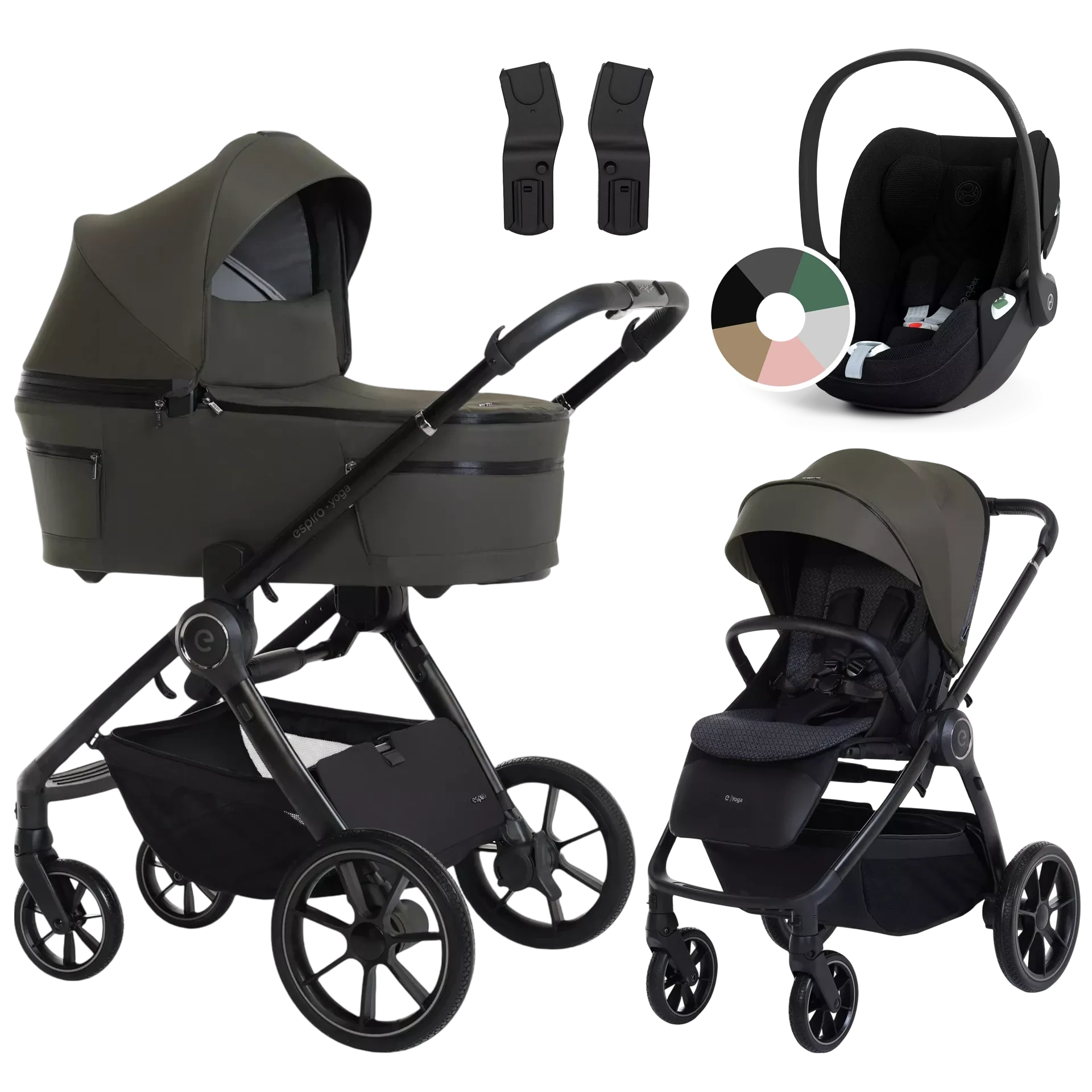 Espiro Yoga 2025 + Cybex Cloud T i-Size +GRATIS - wózek 3w1 | 114 Life Balance