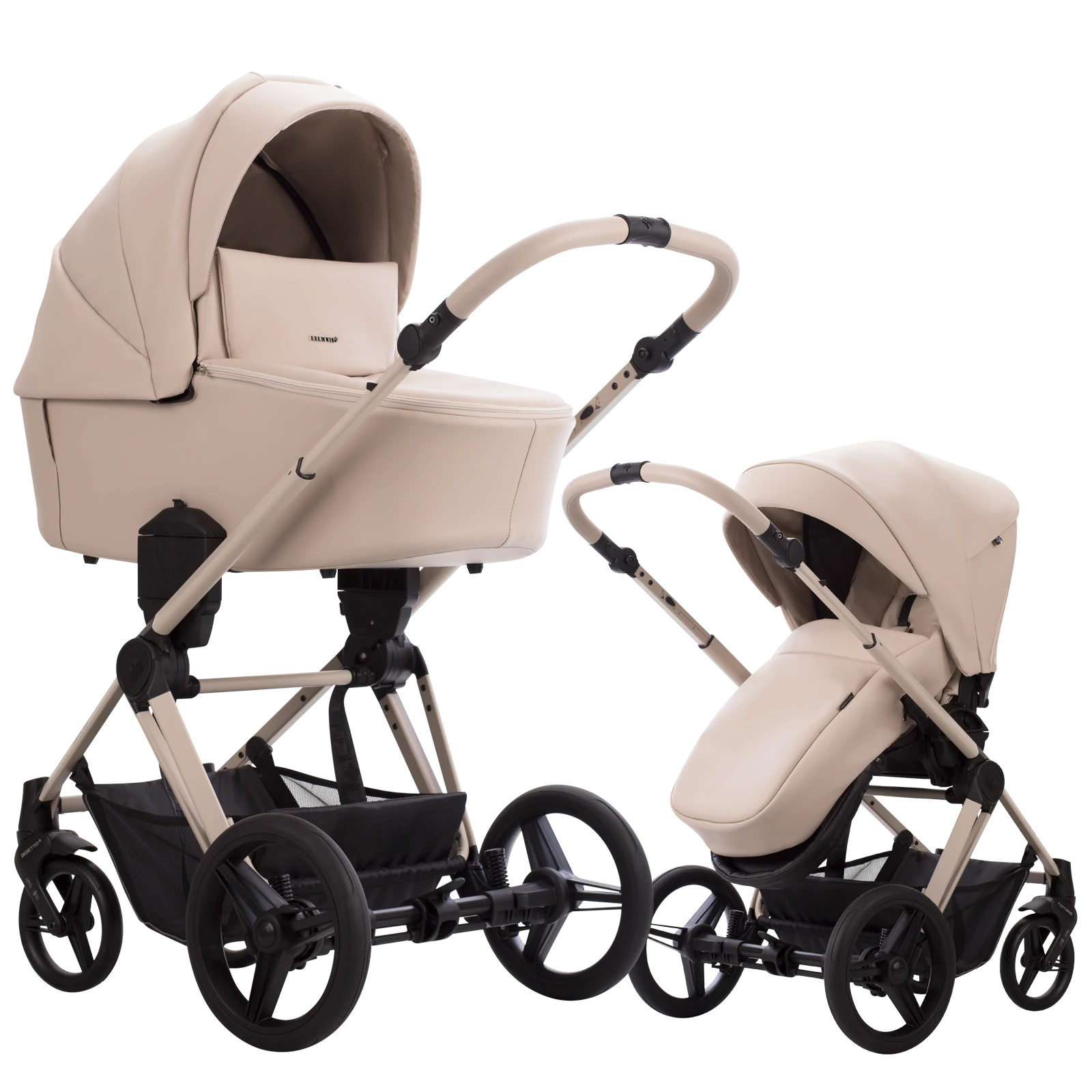 Bebetto Nuvio - wózek 2w1 | Pro 02 Cream