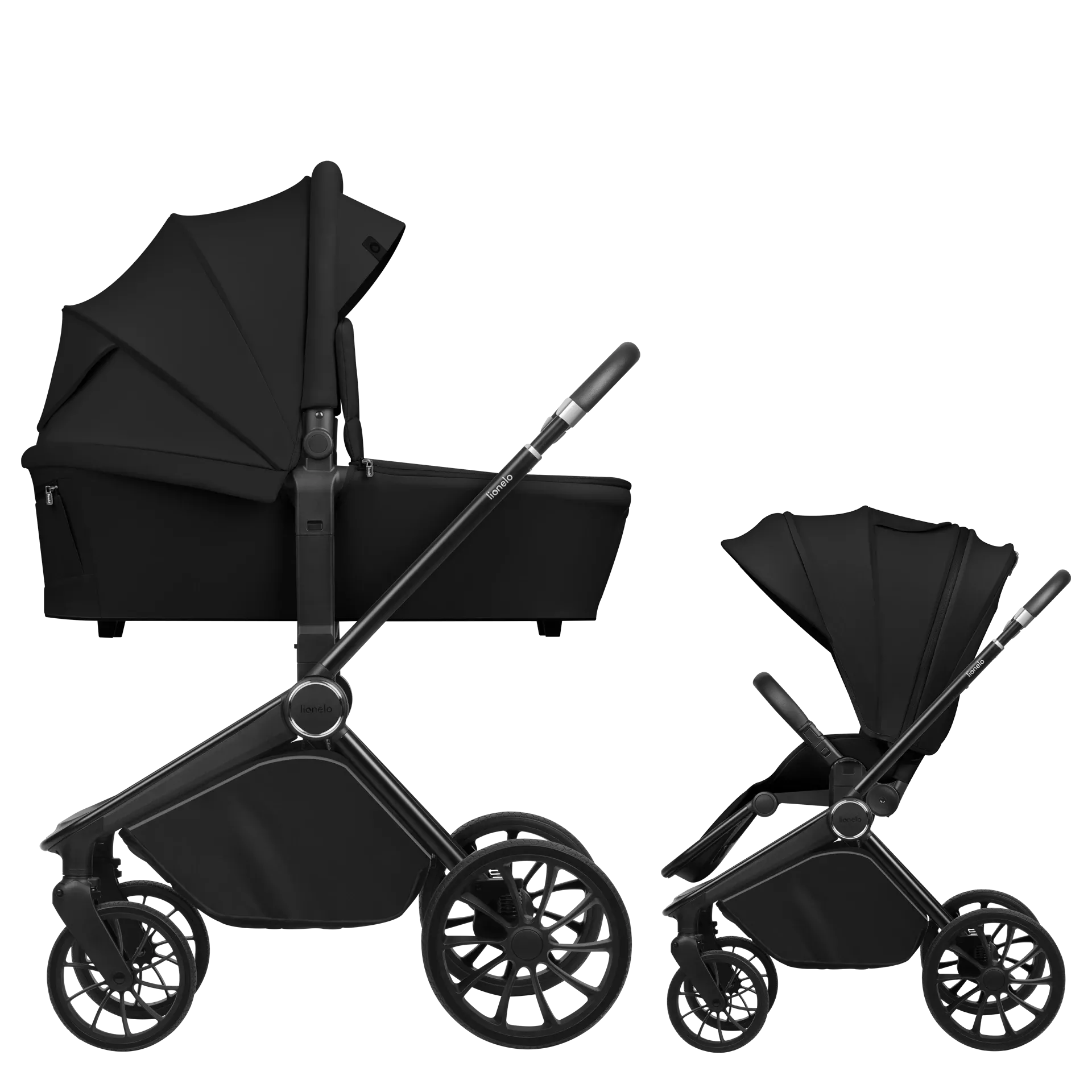 Lionelo Mika Plus - 2w1 | Black Onyx