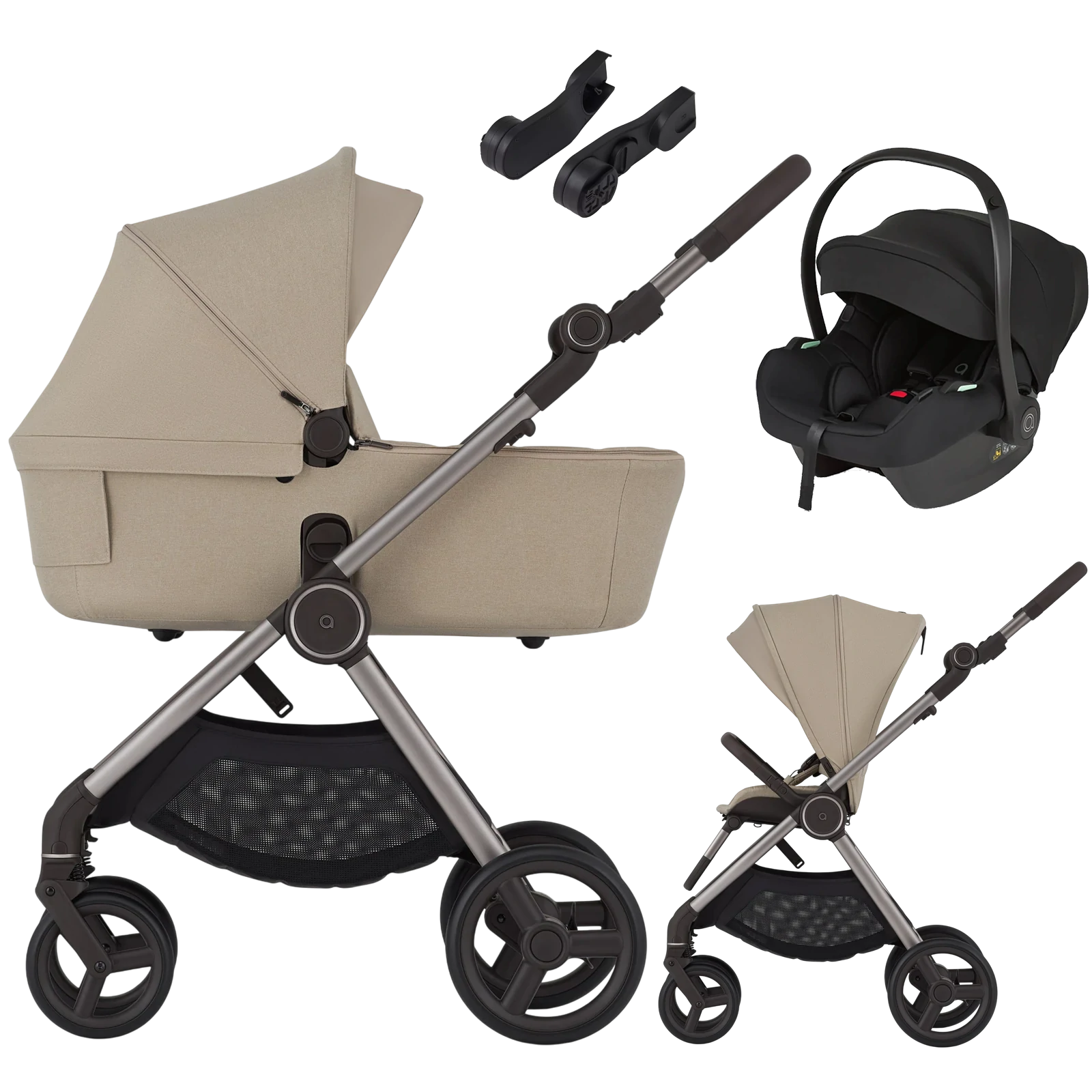 Anex IQ + Anex Cosmo +GRATIS - wózek 3w1 | Creamy